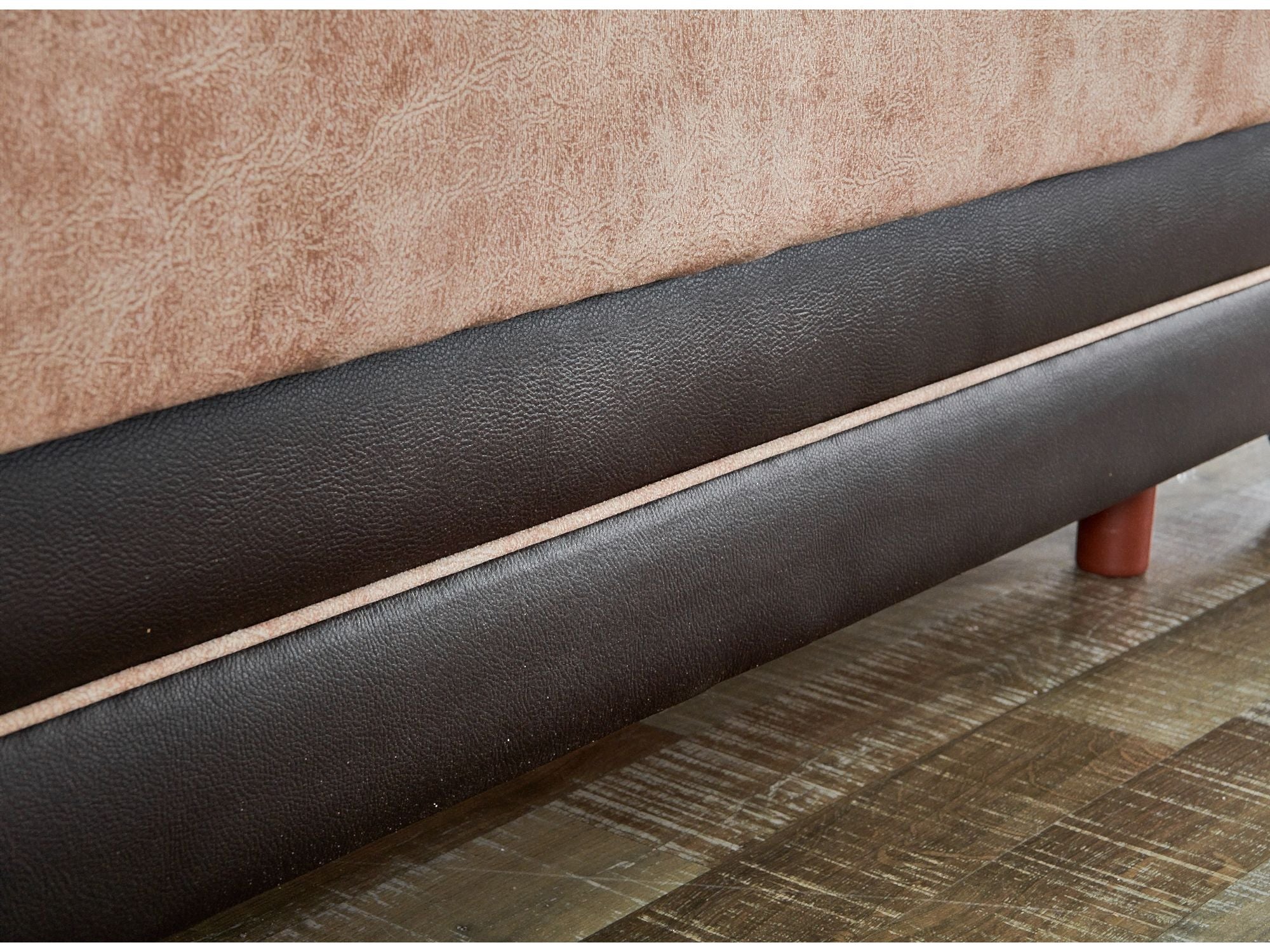 Senem Convertible Loveseat Light Brown