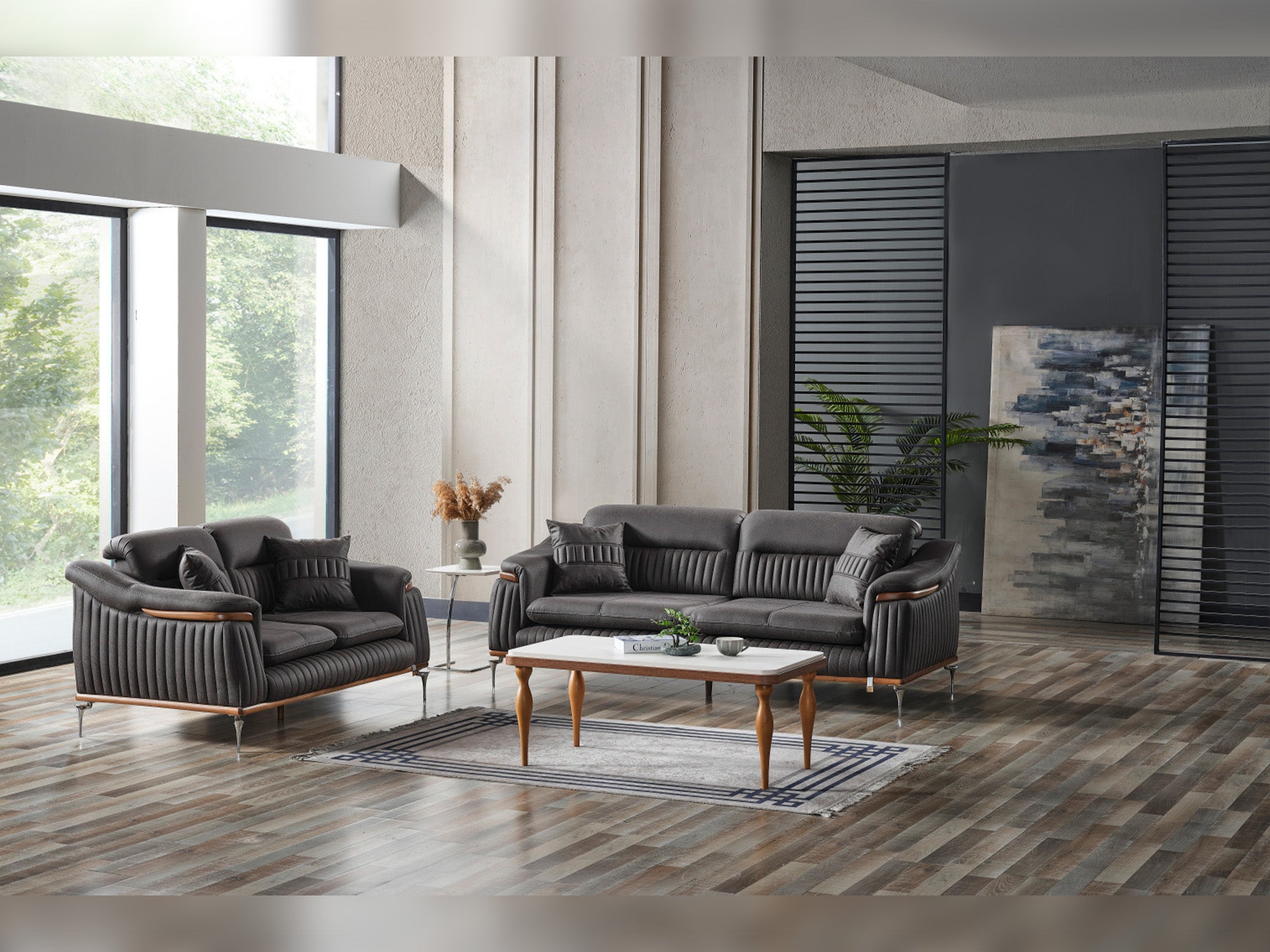 Ahsen Convertible Loveseat