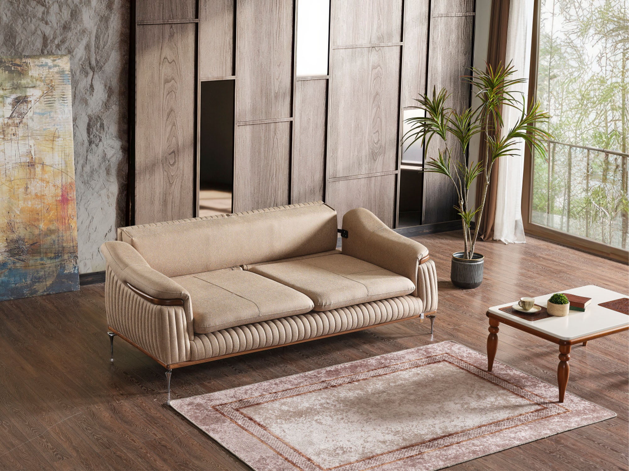 Ahsen Convertible Sofa