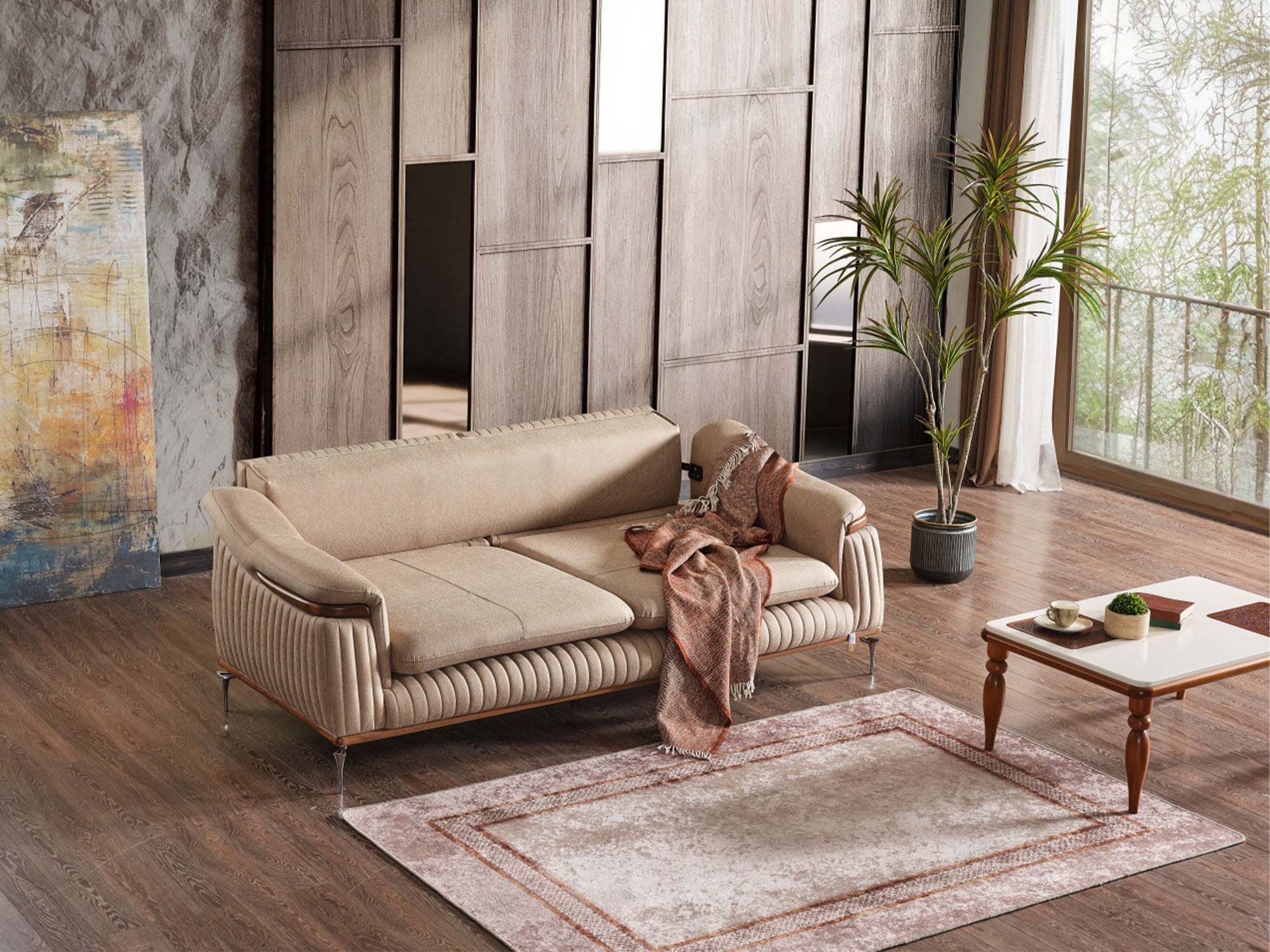 Ahsen Convertible Sofa