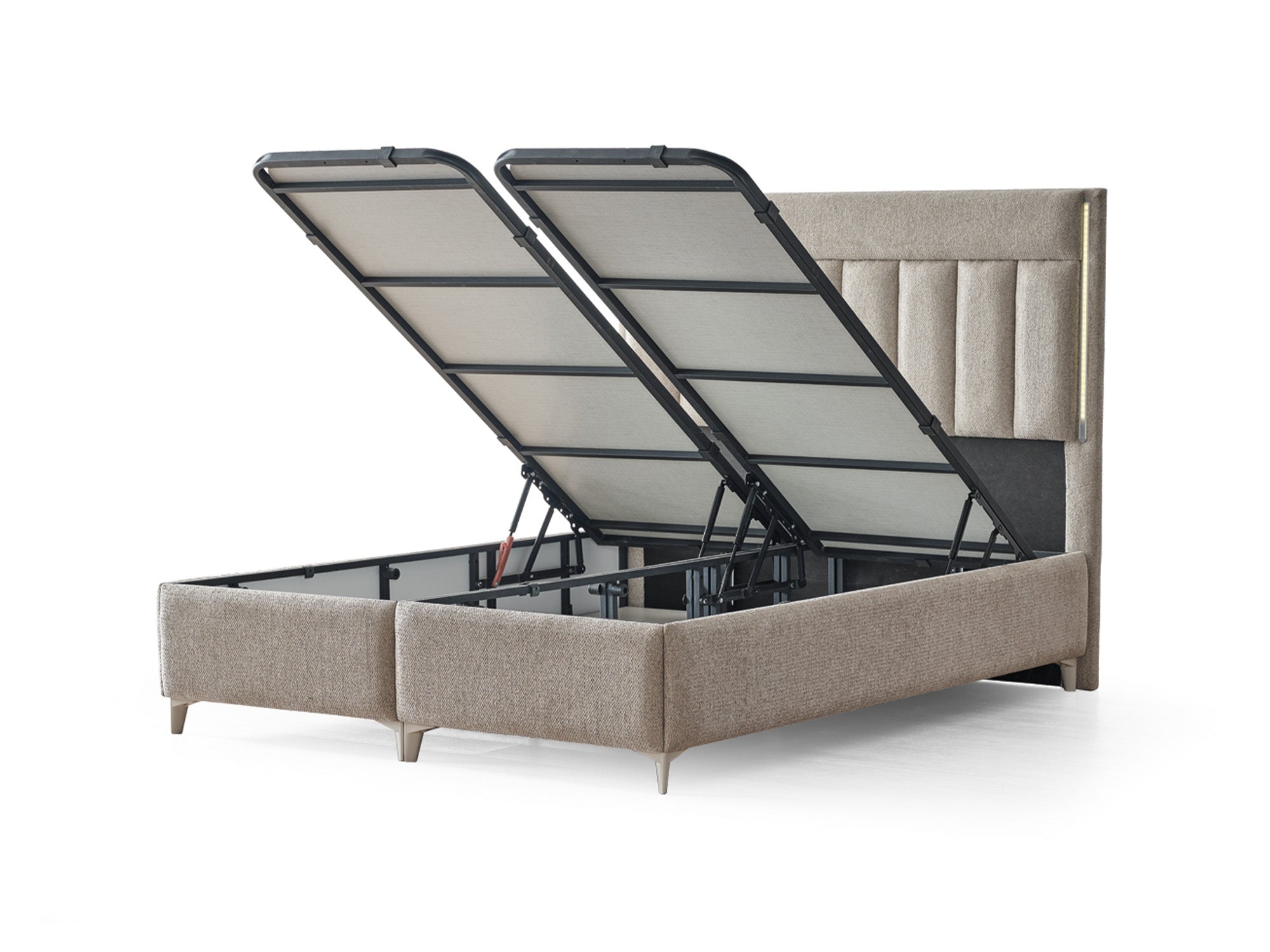Alessa Al Bed Frame With Headboard