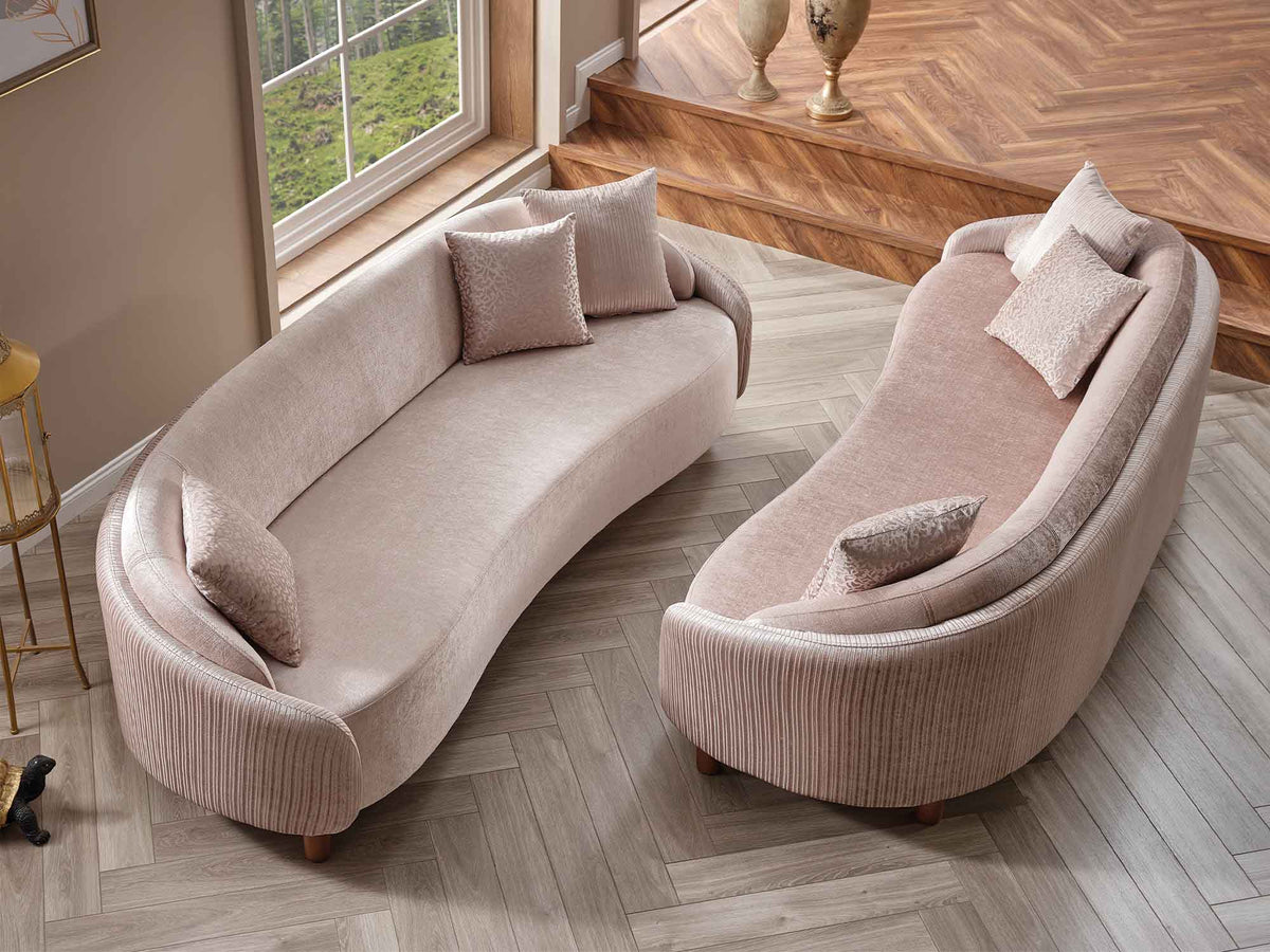 Alessa Stationary Sofa Cream