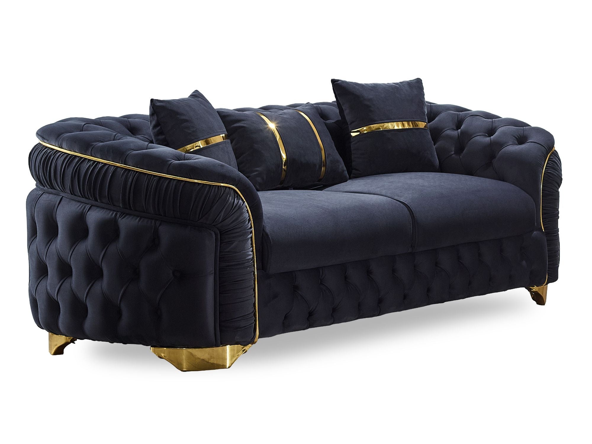 Arizona 3-pieces (Sofa & Loveseat & Chair) Livingroom Set Anthracite