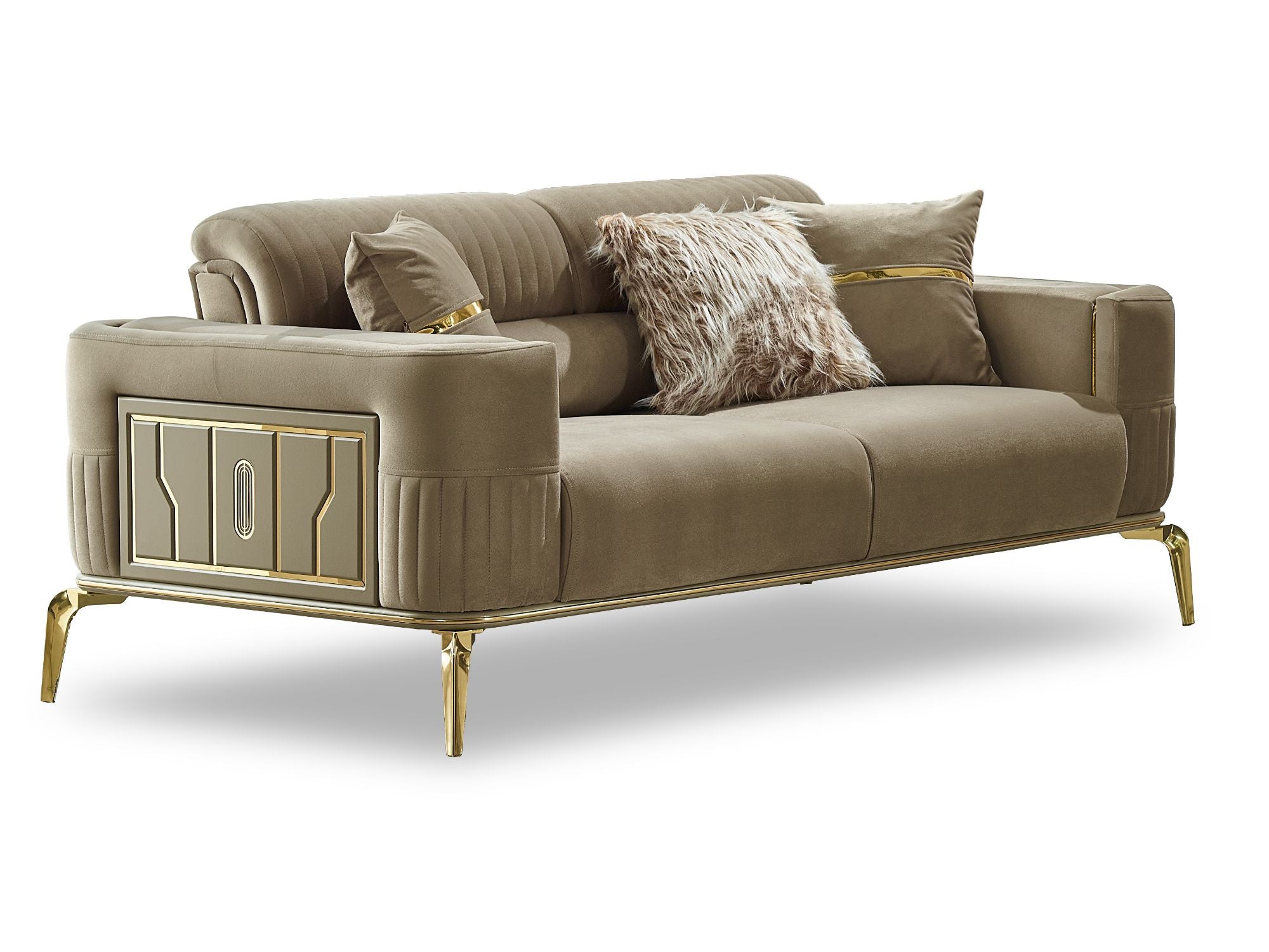 Armoni 3-pieces (Sofa & Loveseat & Chair) Livingroom Set Beige