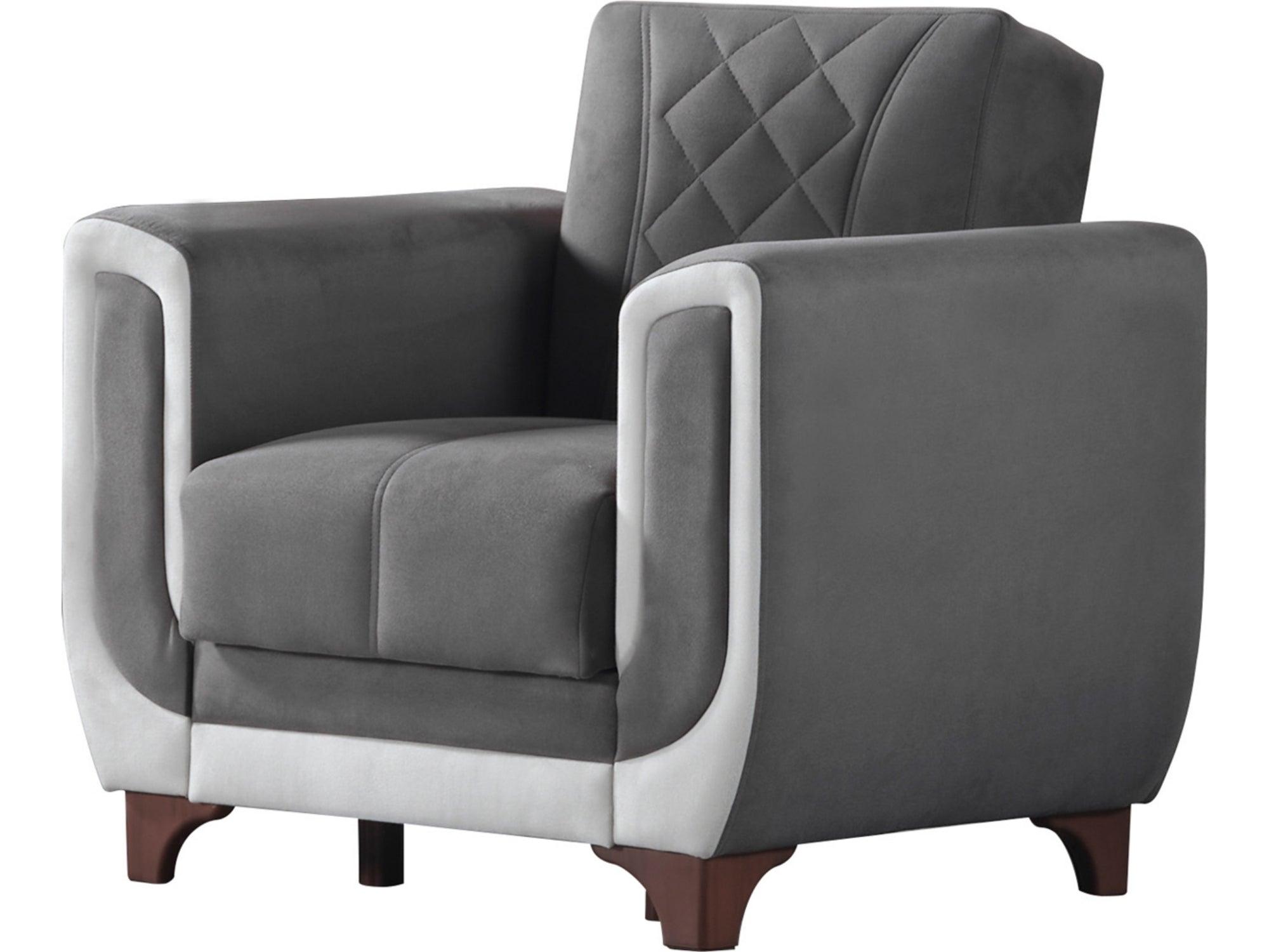 Berre 3-pieces (Sofa & Loveseat & Chair) Livingroom Set Grey