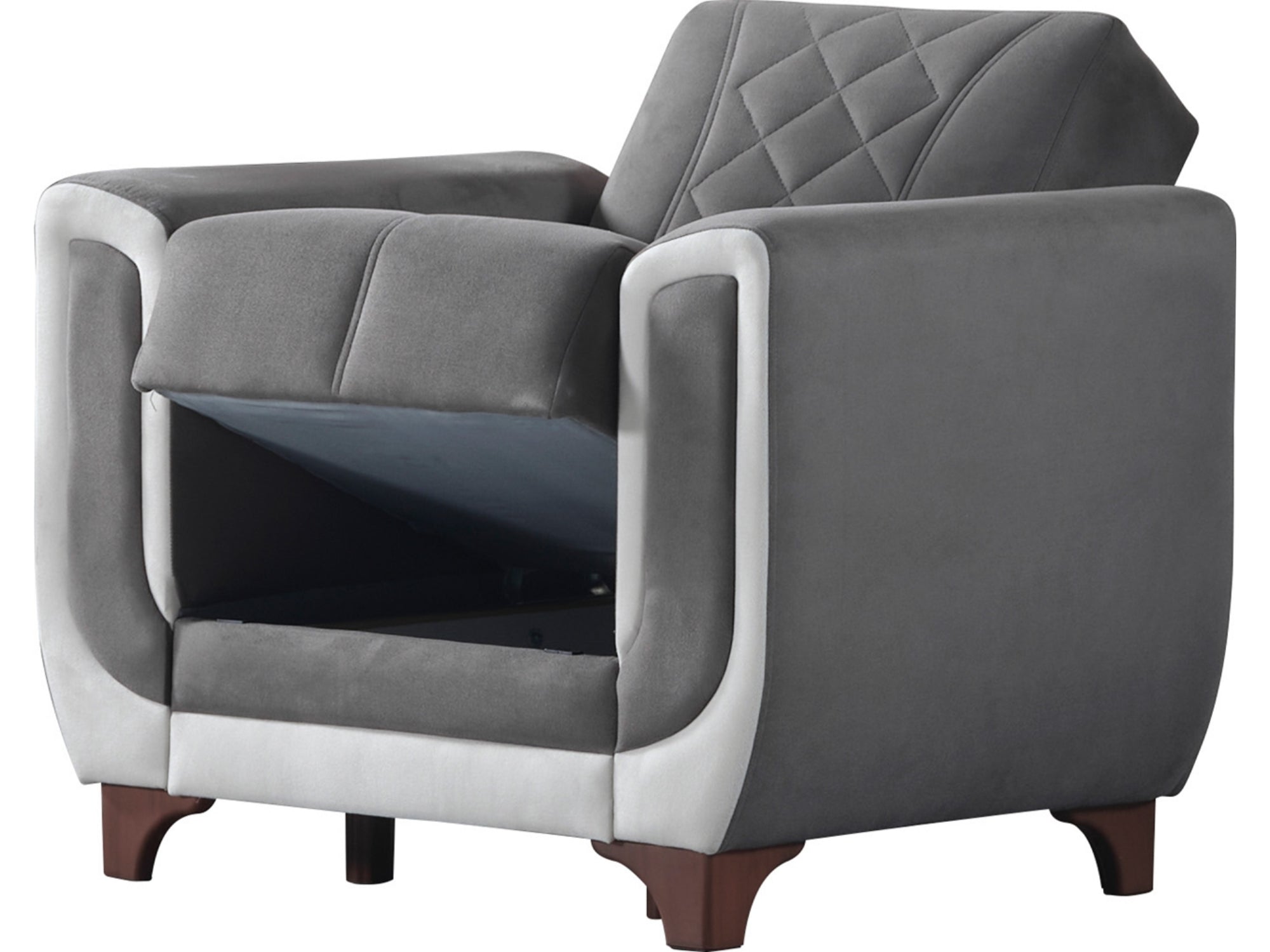 Berre 3-pieces (Sofa & Loveseat & Chair) Livingroom Set Grey