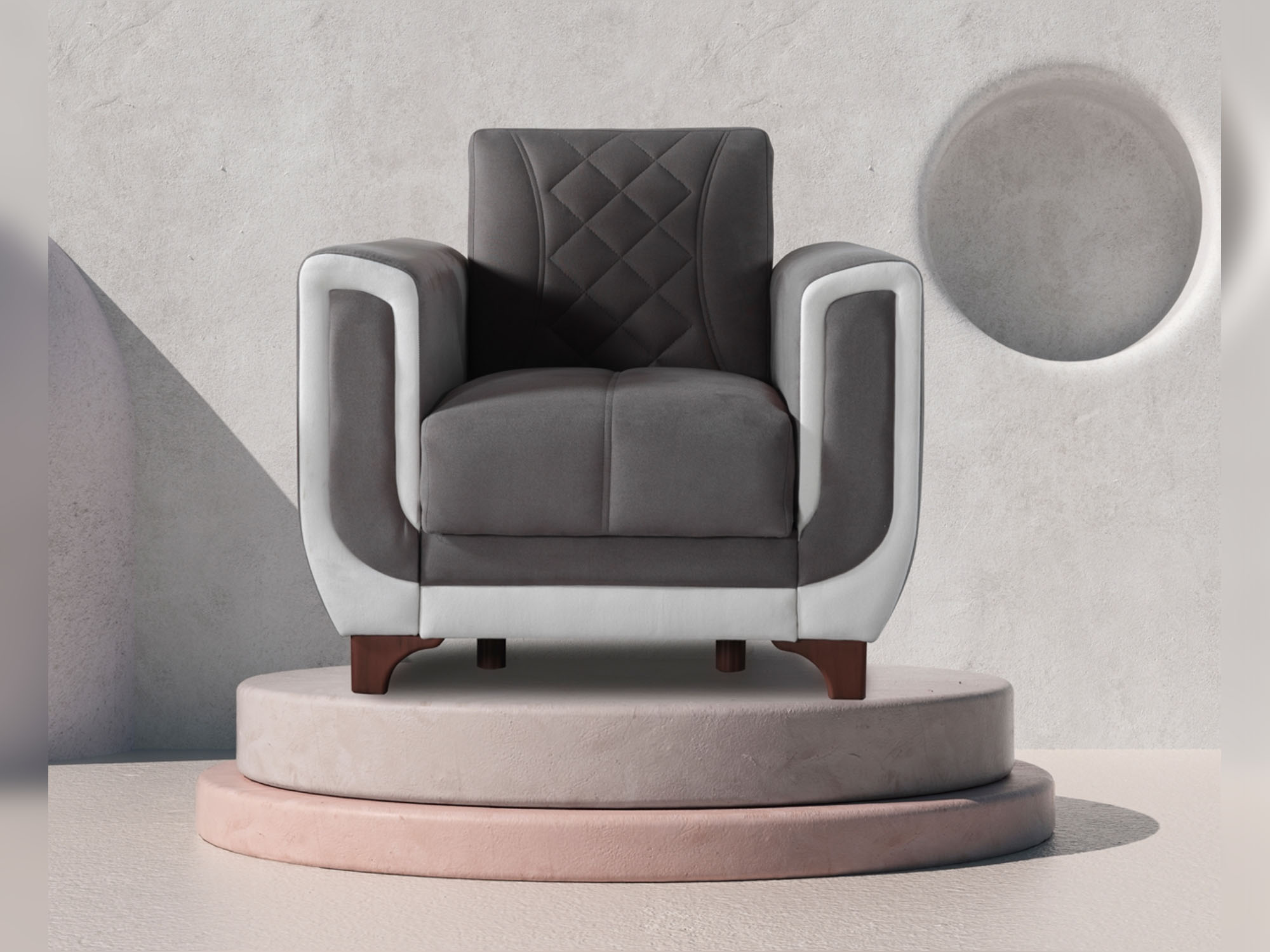 Berre Armchair Grey