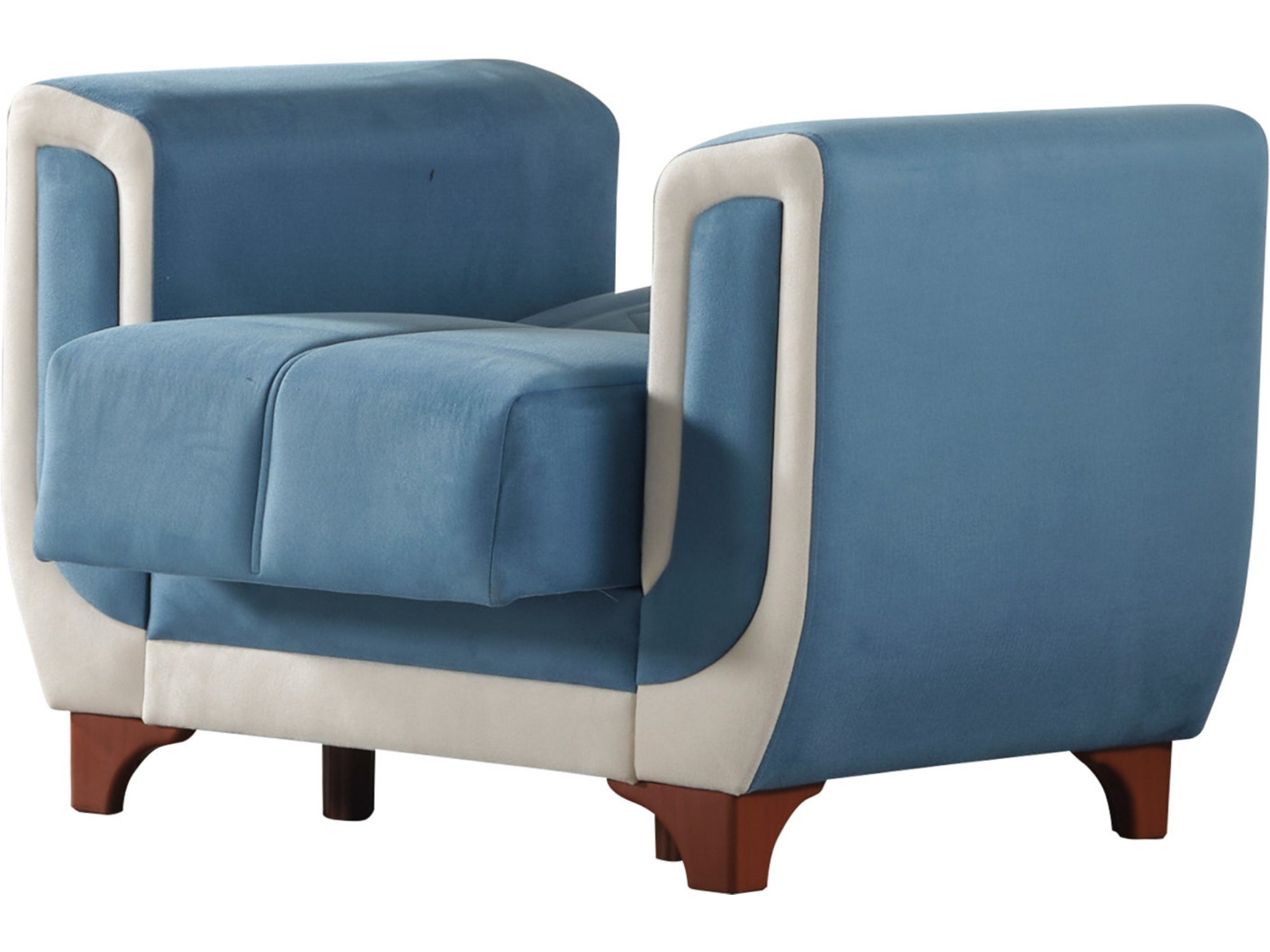 Berre 3-pieces (Sofa & Loveseat & Chair) Livingroom Set Blue