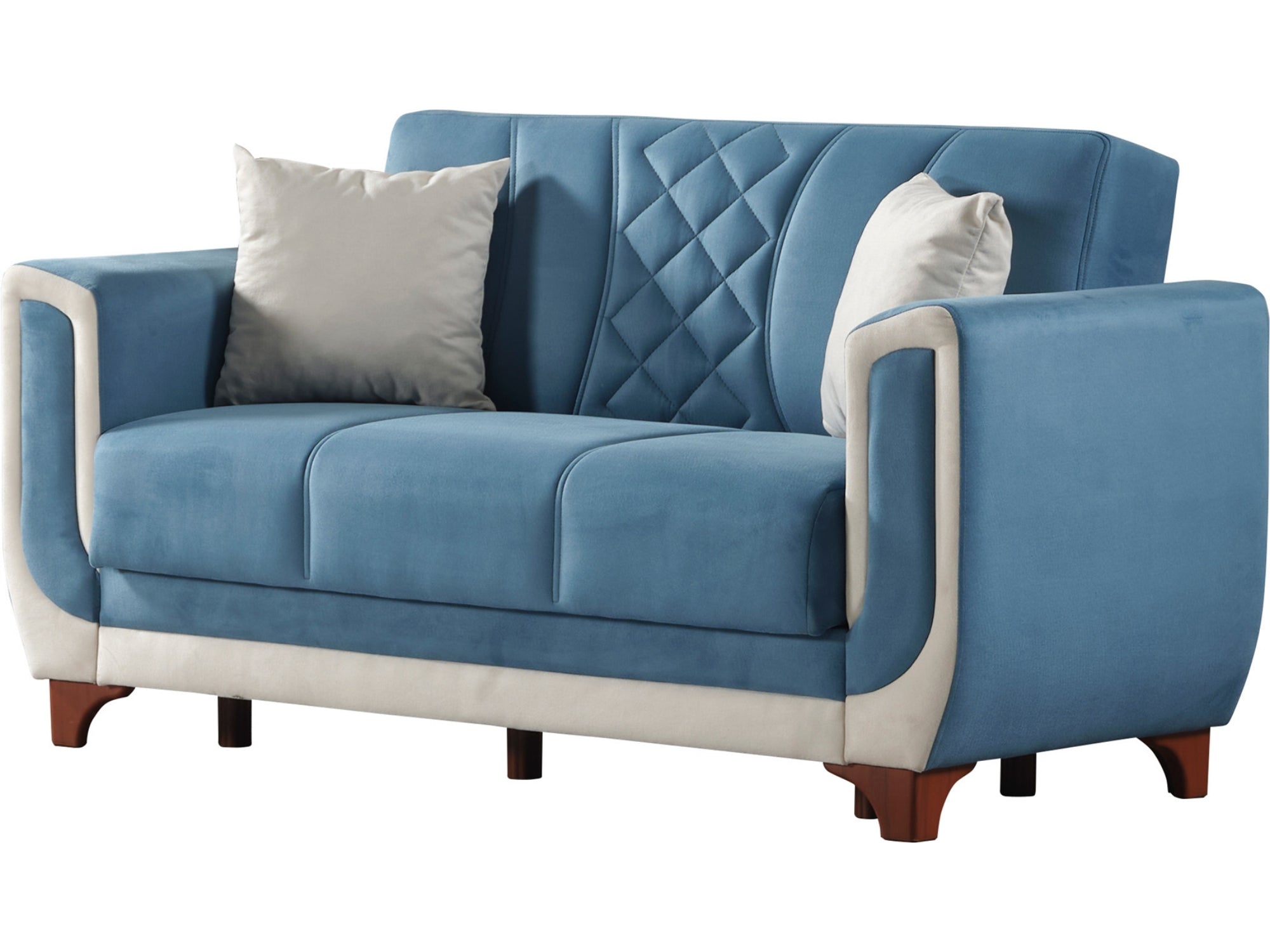 Berre 3-pieces (Sofa & Loveseat & Chair) Livingroom Set Blue
