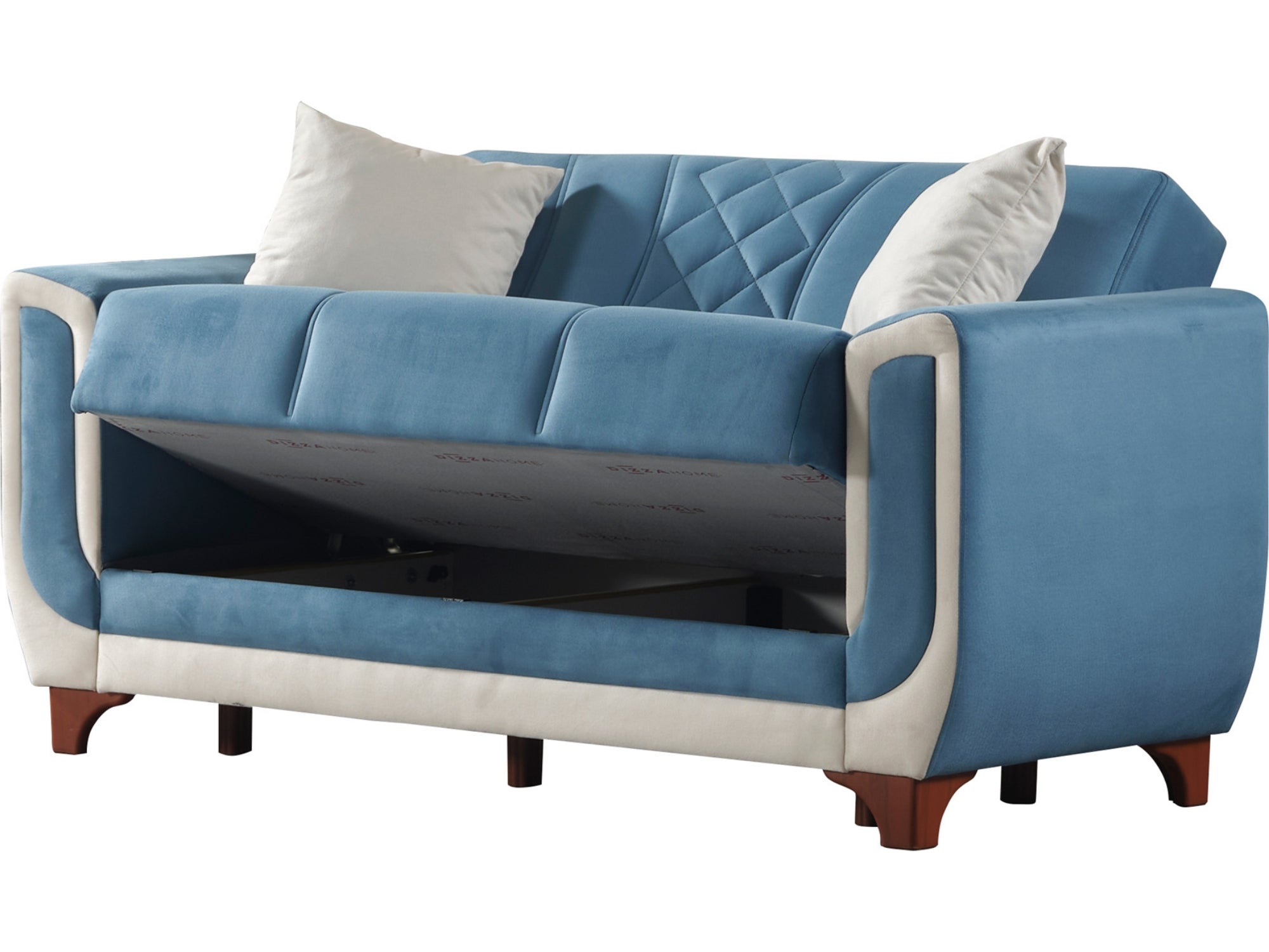 Berre 3-pieces (Sofa & Loveseat & Chair) Livingroom Set Blue