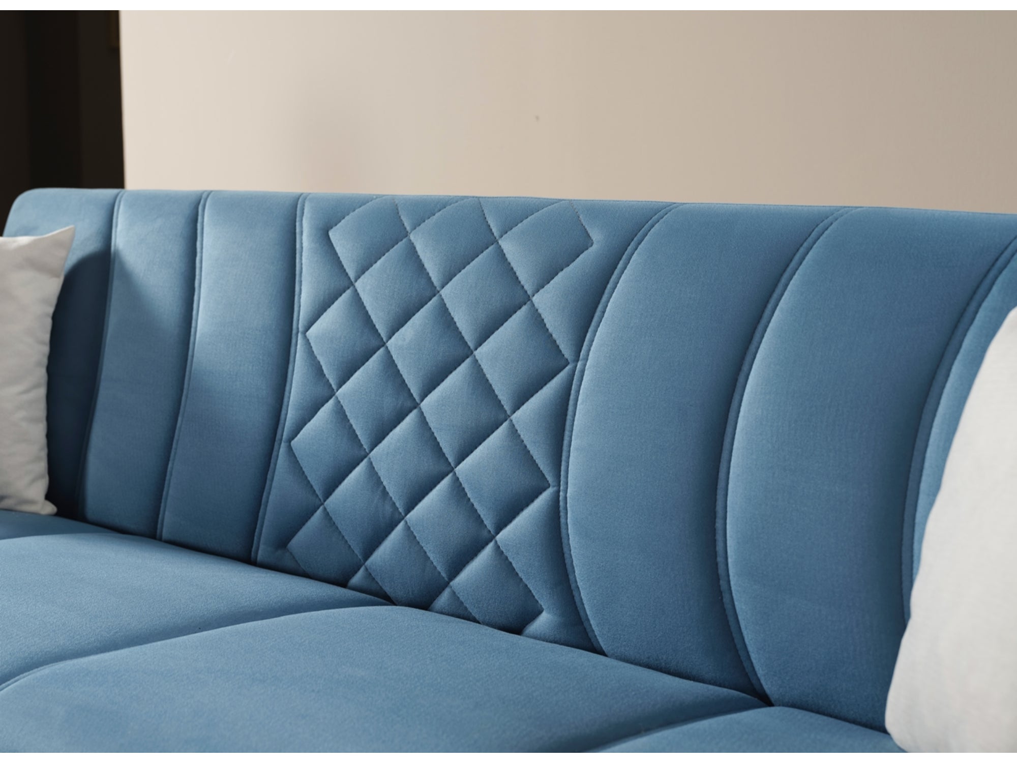 Berre 3-pieces (Sofa & Loveseat & Chair) Livingroom Set Blue