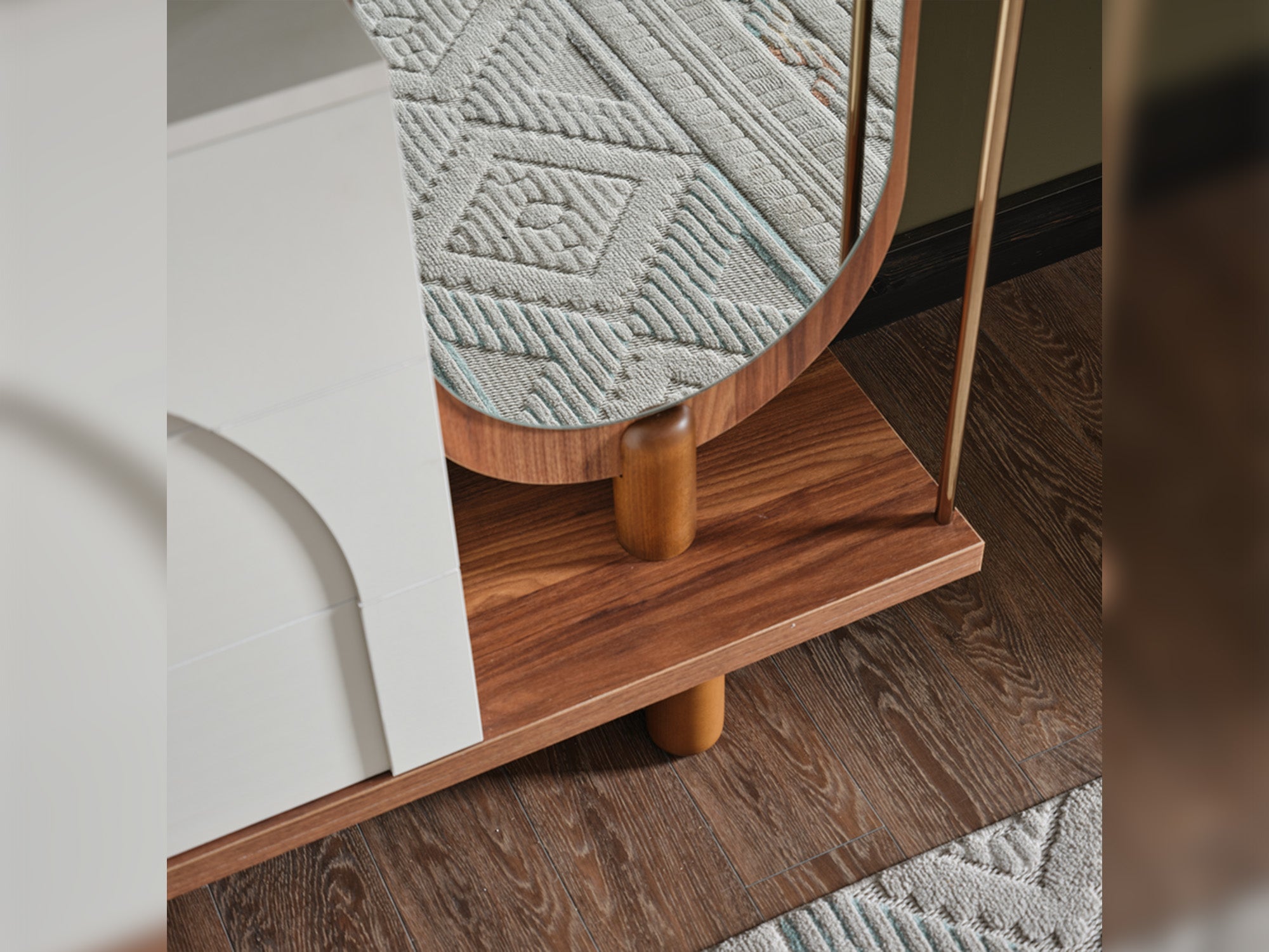 Bahama Dresser With Mirror & Ottoman