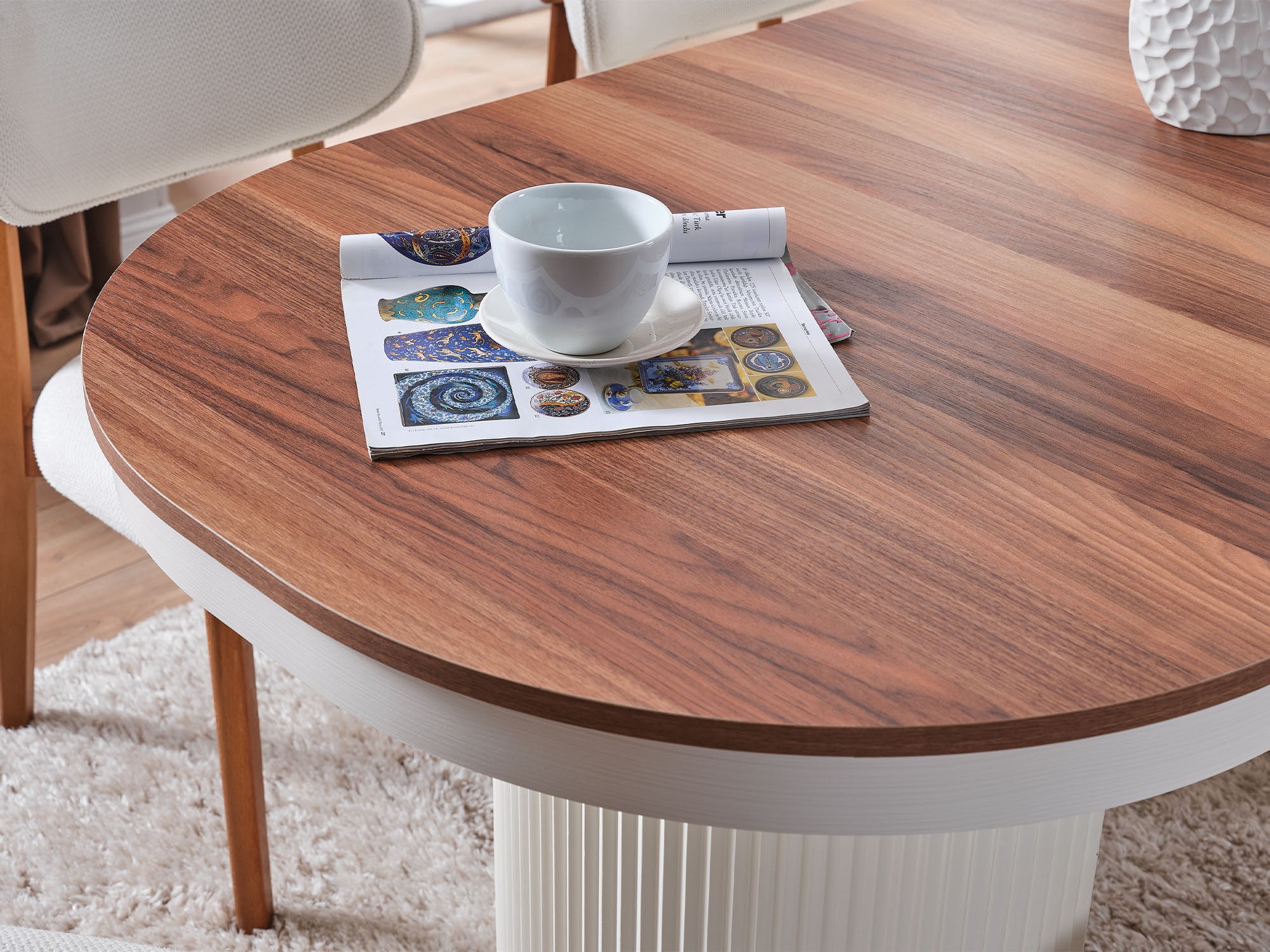 Bahama Diningroom (Consol With Mirror & Dining Table & 6 Dining Chair)