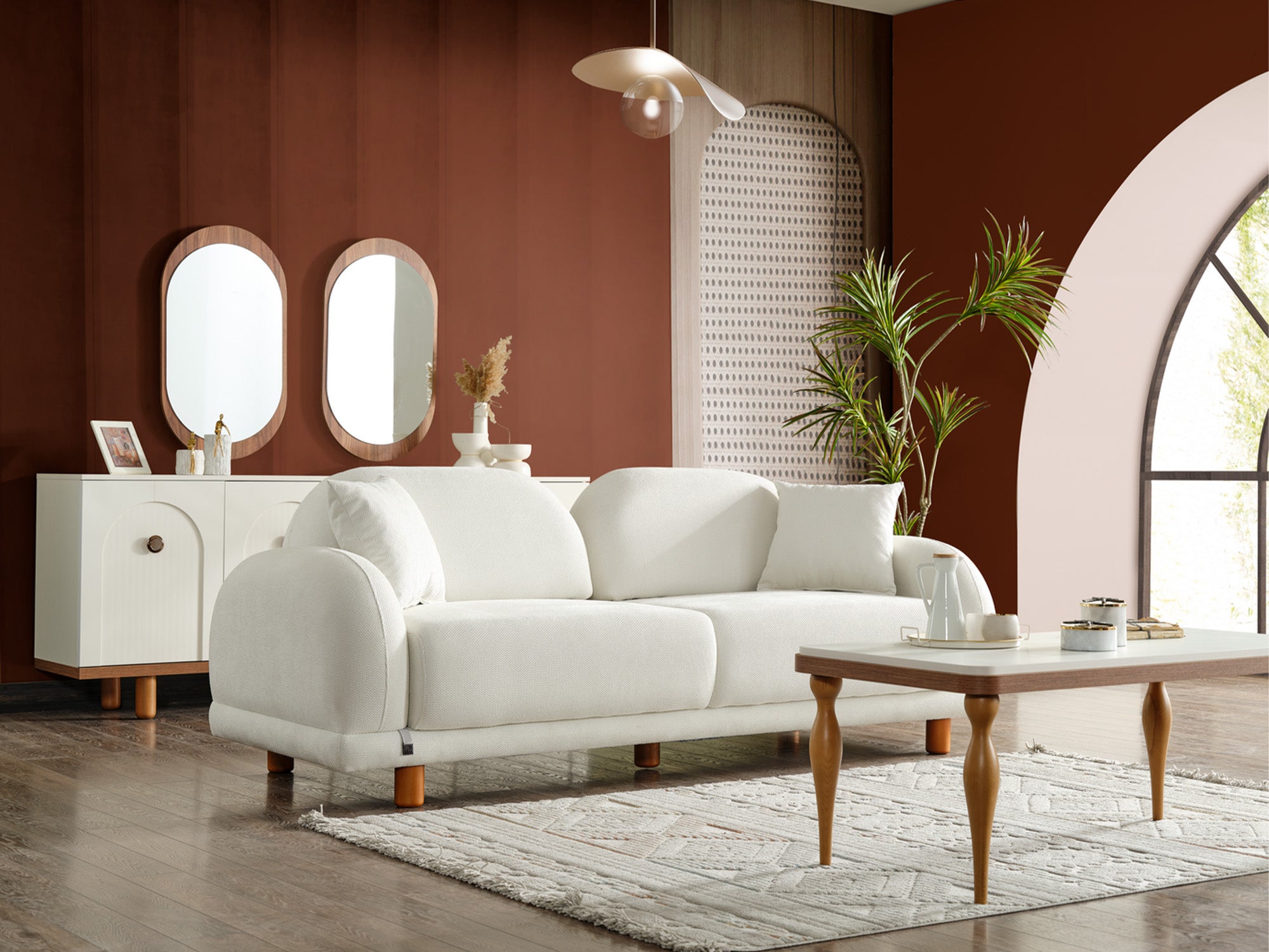 Bahama 3-pieces (Sofa & Loveseat & Relax Chair) Livingroom