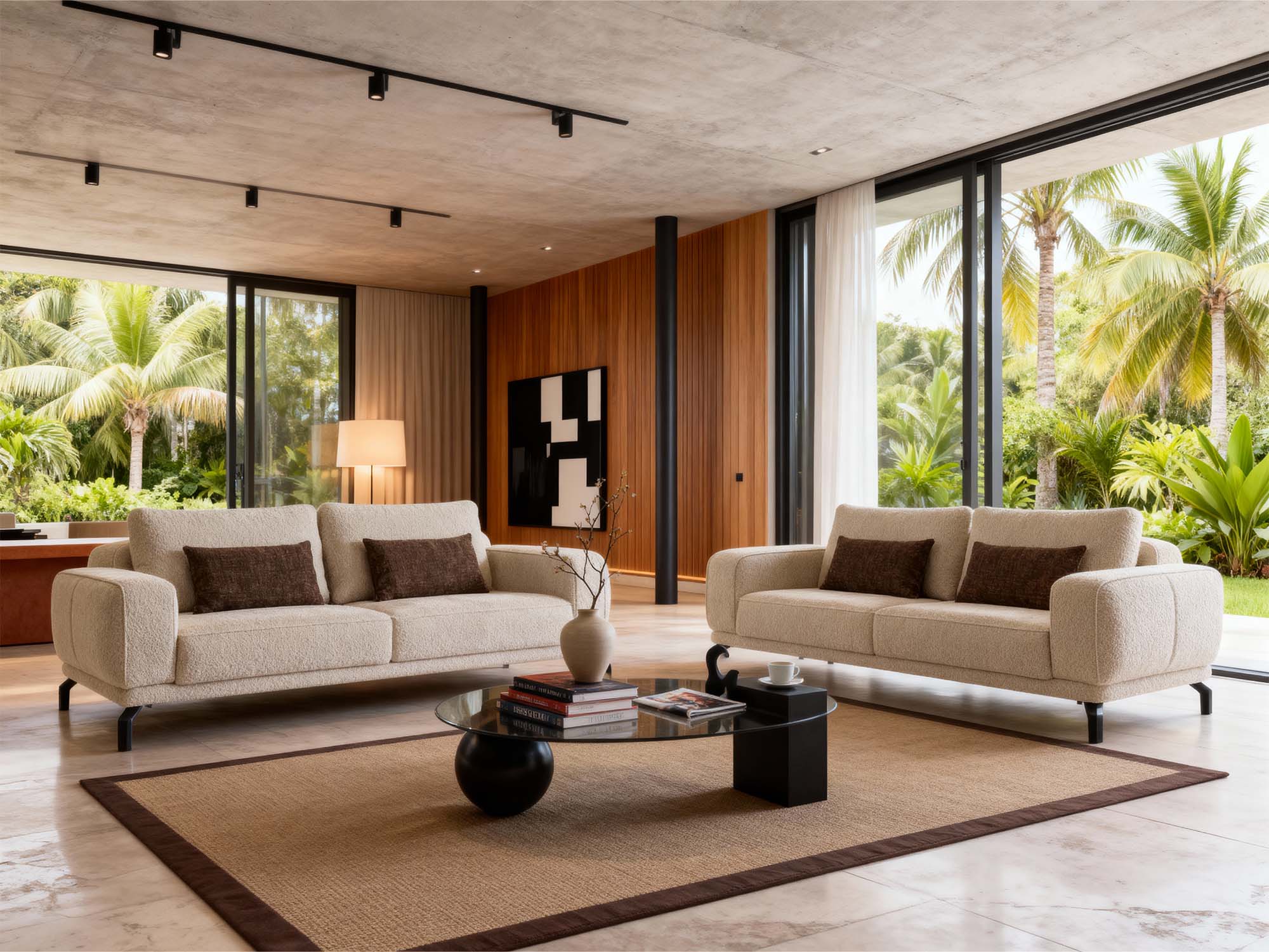 Balea 4-pieces (2 Sofa & 2 Chair) Livingroom