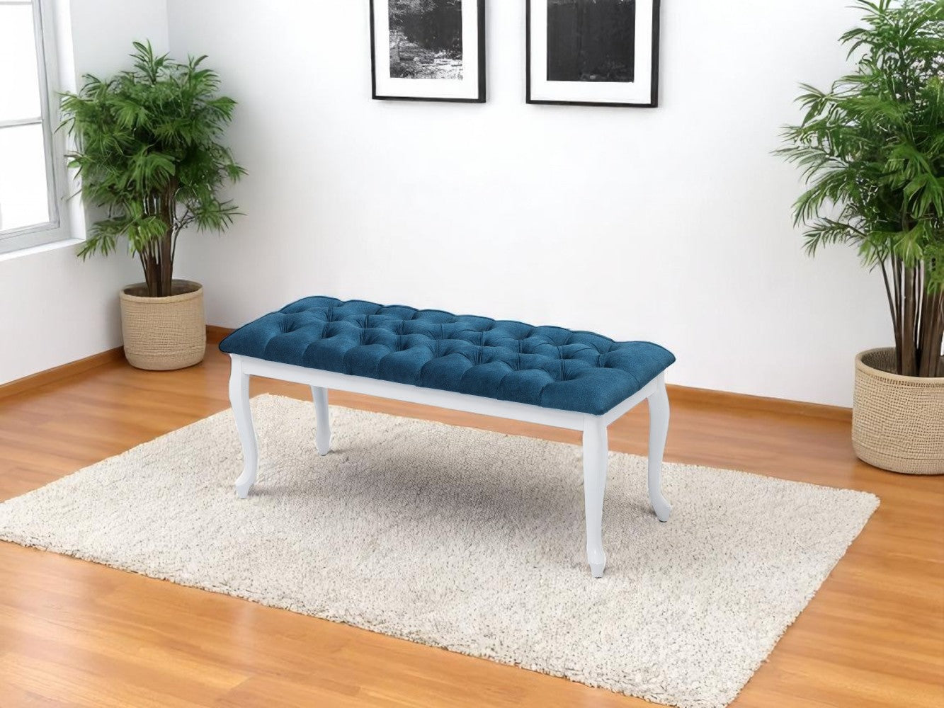 Bench With Wood Legs