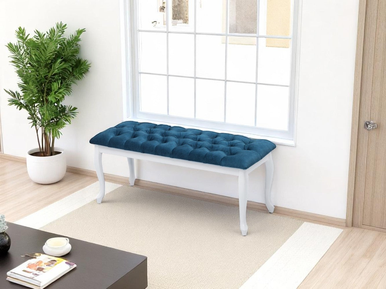 Bench With Wood Legs