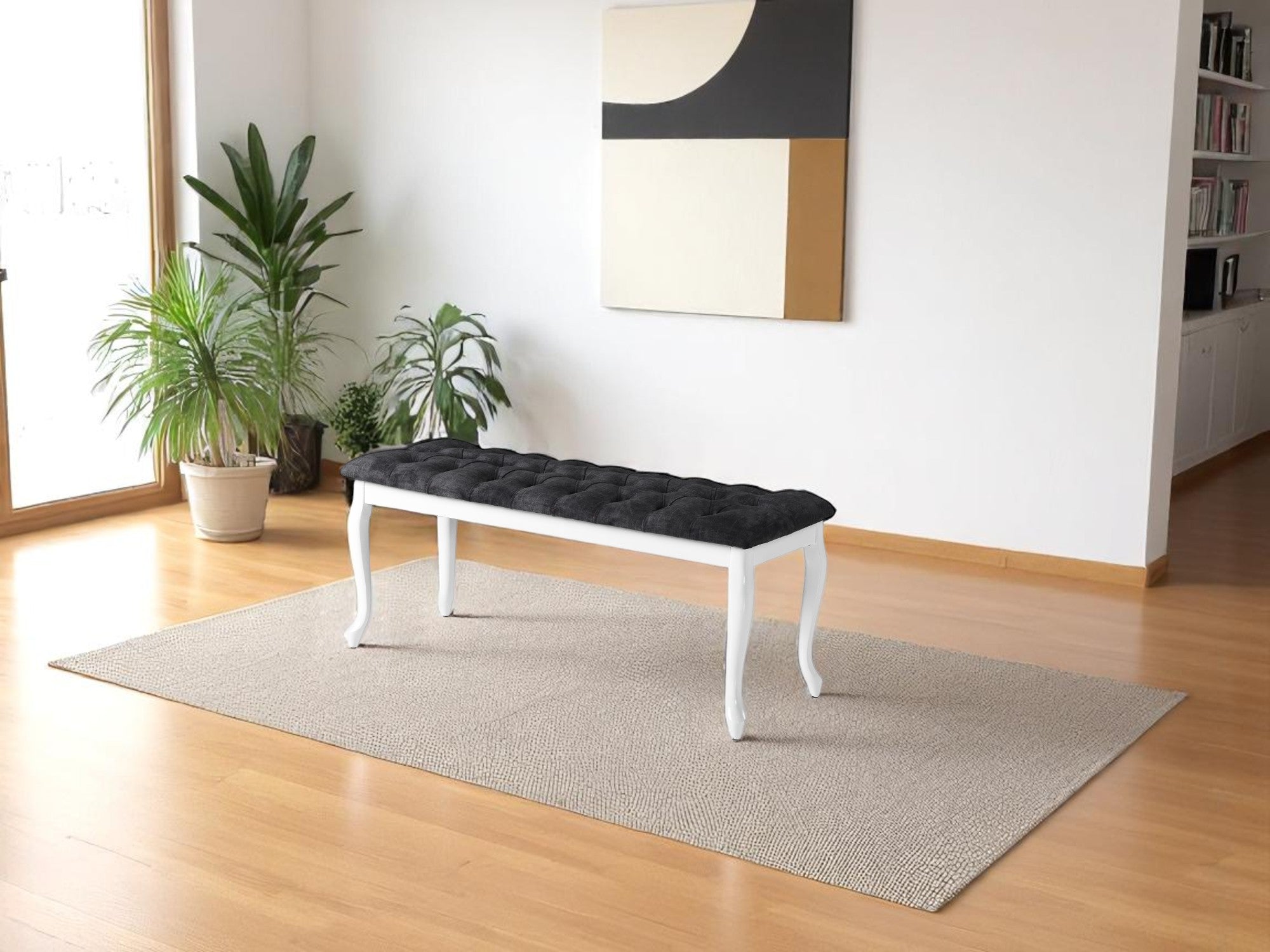 Bench With Wood Legs