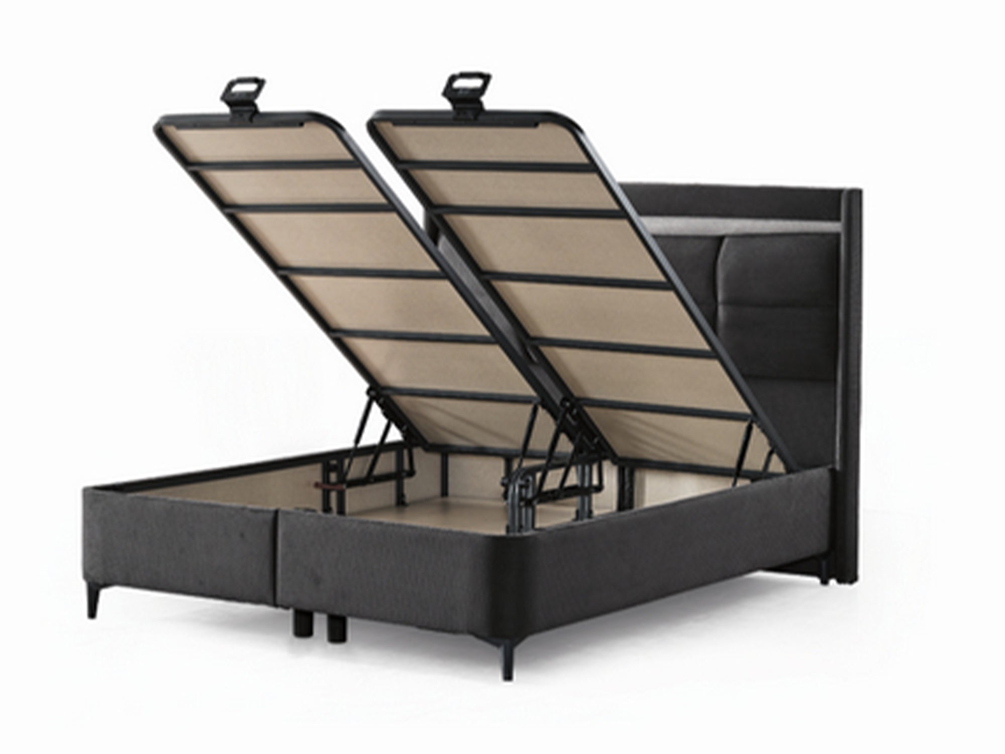 Bergama Storage Bed With Headboard