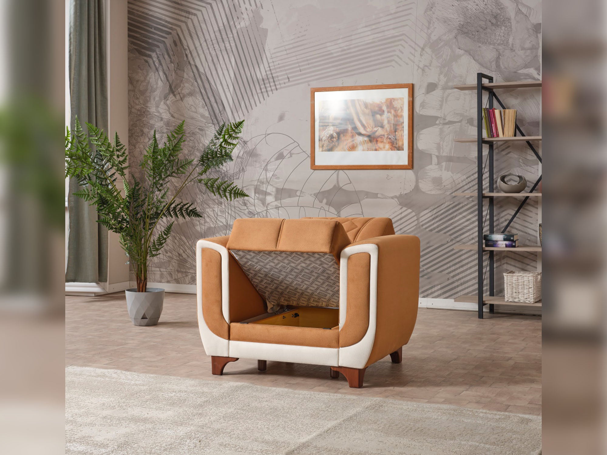 Berre Armchair Brown