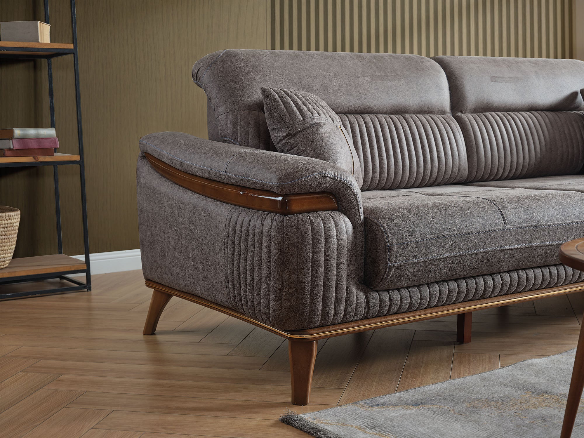Beta Convertible Sofa Fume