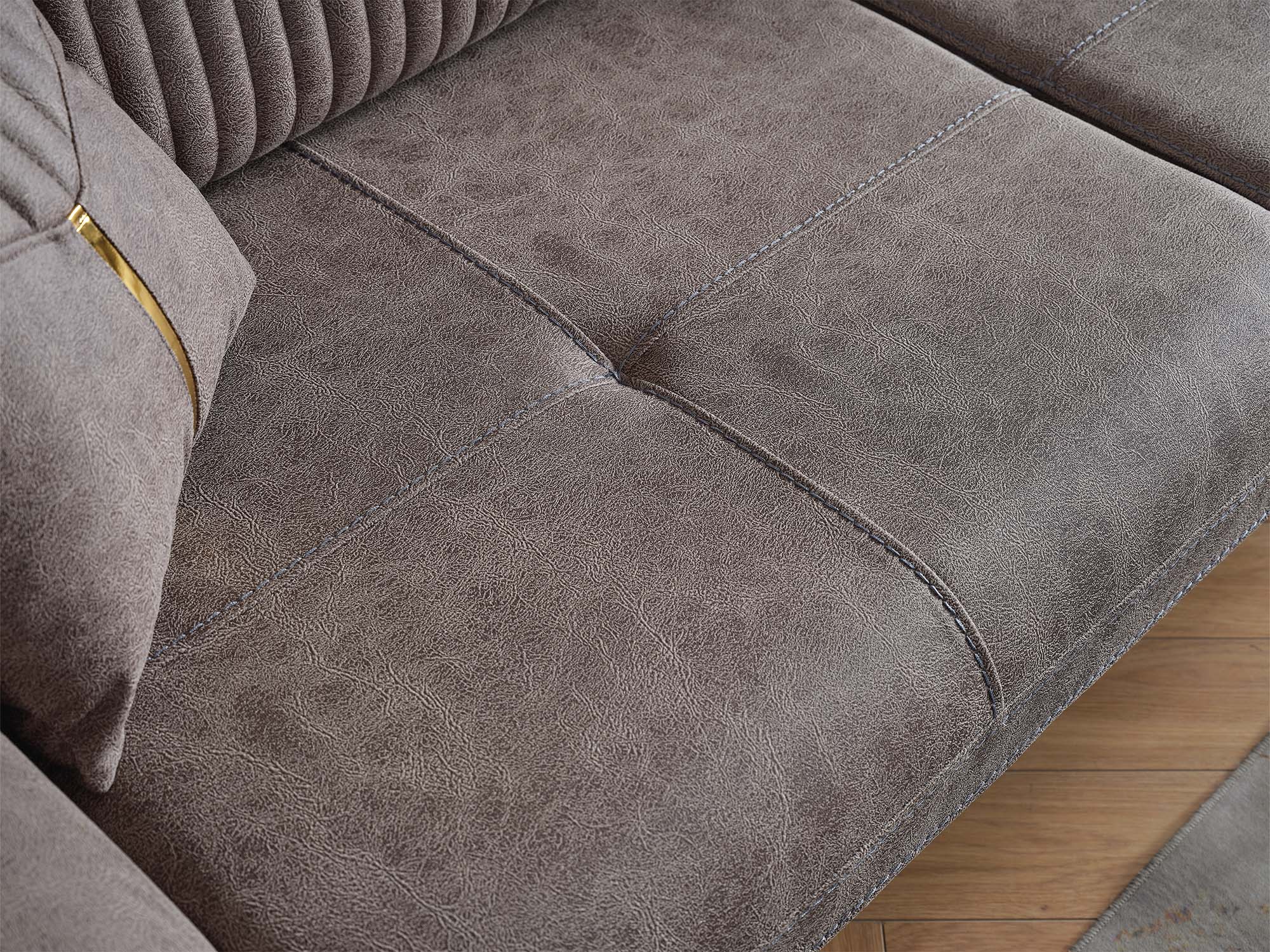 Beta 3-pieces (Sofa & Loveseat & Chair) Livingroom Set Fume