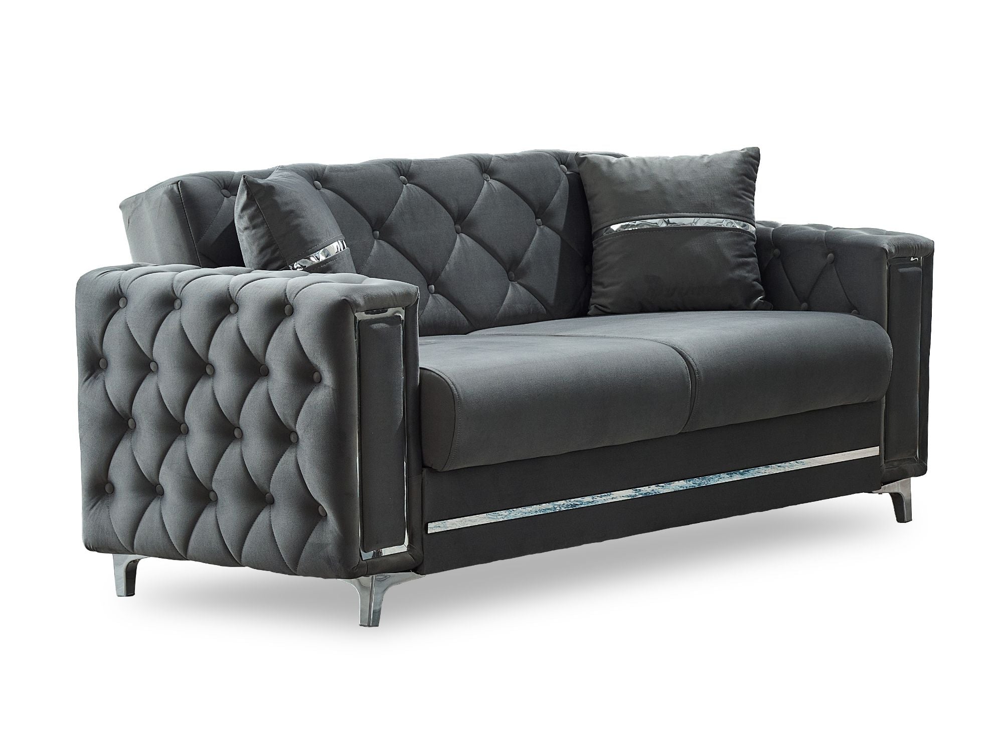 Bolivya 3-pieces (Sofa & Loveseat & Chair) Livingroom Set Grey