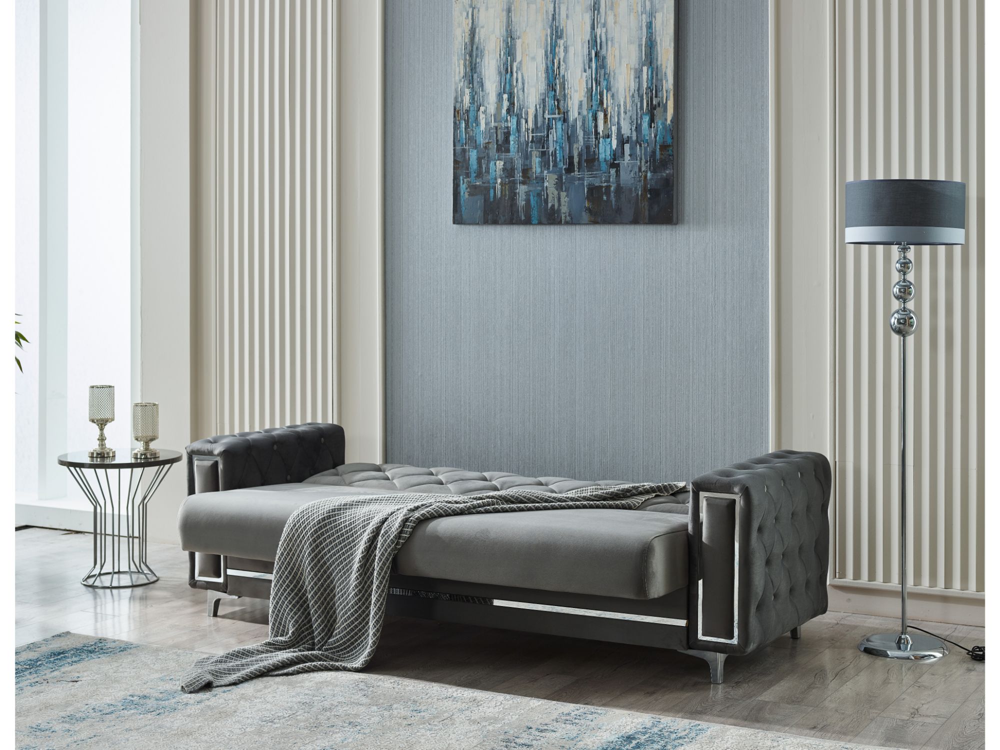 Bolivya 3-pieces (Sofa & Loveseat & Chair) Livingroom Set Grey