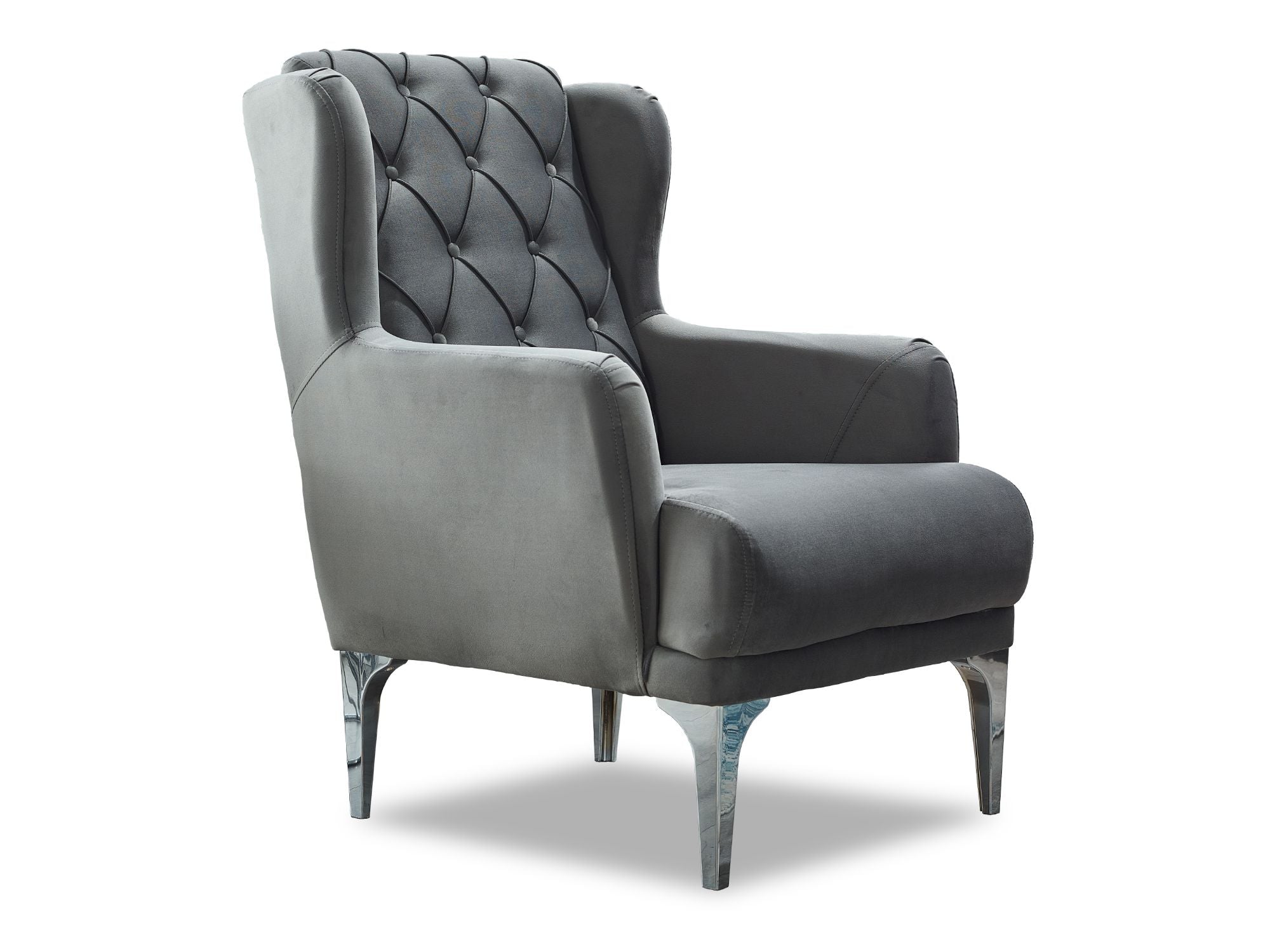 Bolivya 3-pieces (Sofa & Loveseat & Chair) Livingroom Set Grey