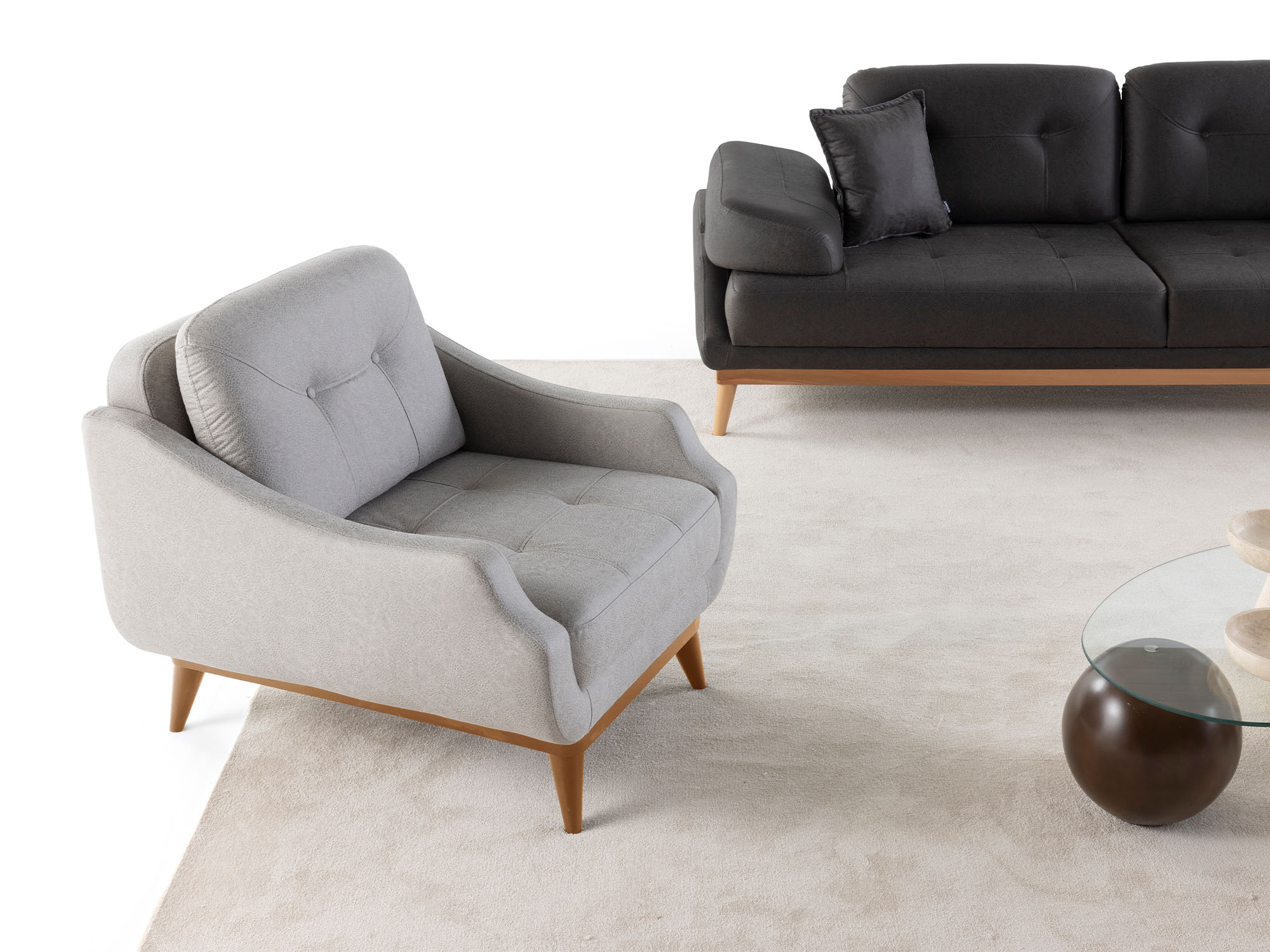 Boss 4-pieces (2 Sofa & 2 Chair) Livingroom