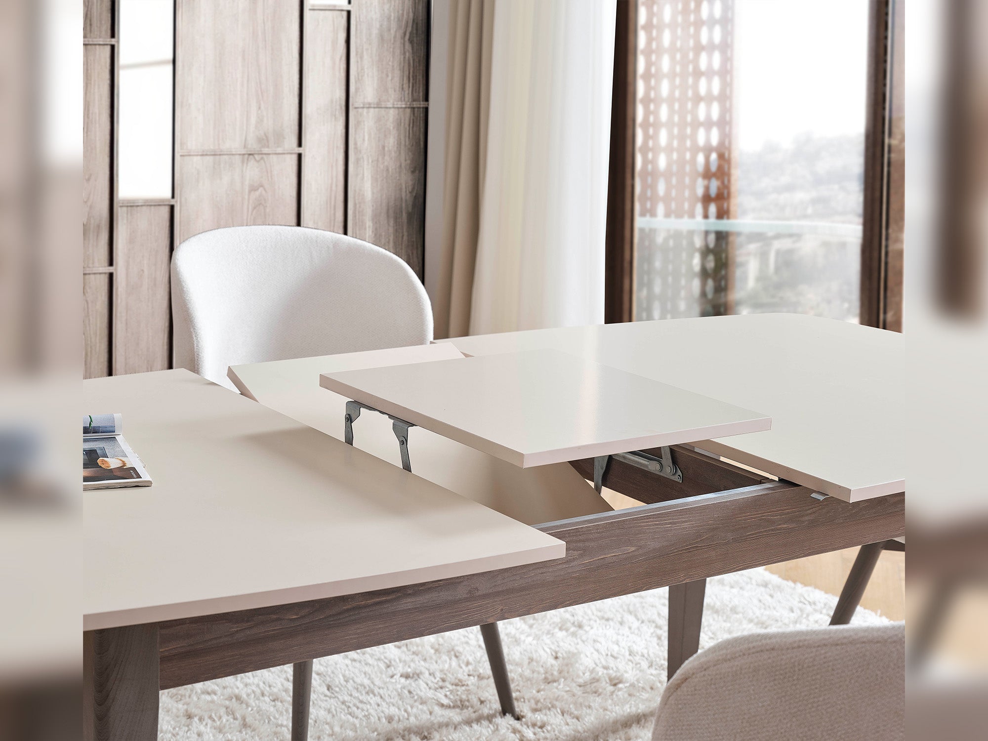 Carmen Diningroom (Consol With Mirror & Dining Table & 6 Dining Chair)