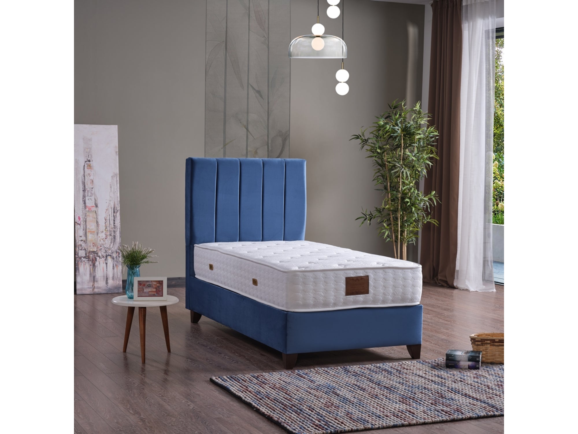 Cordoba Storage Bed With Headboard Dusty Rose