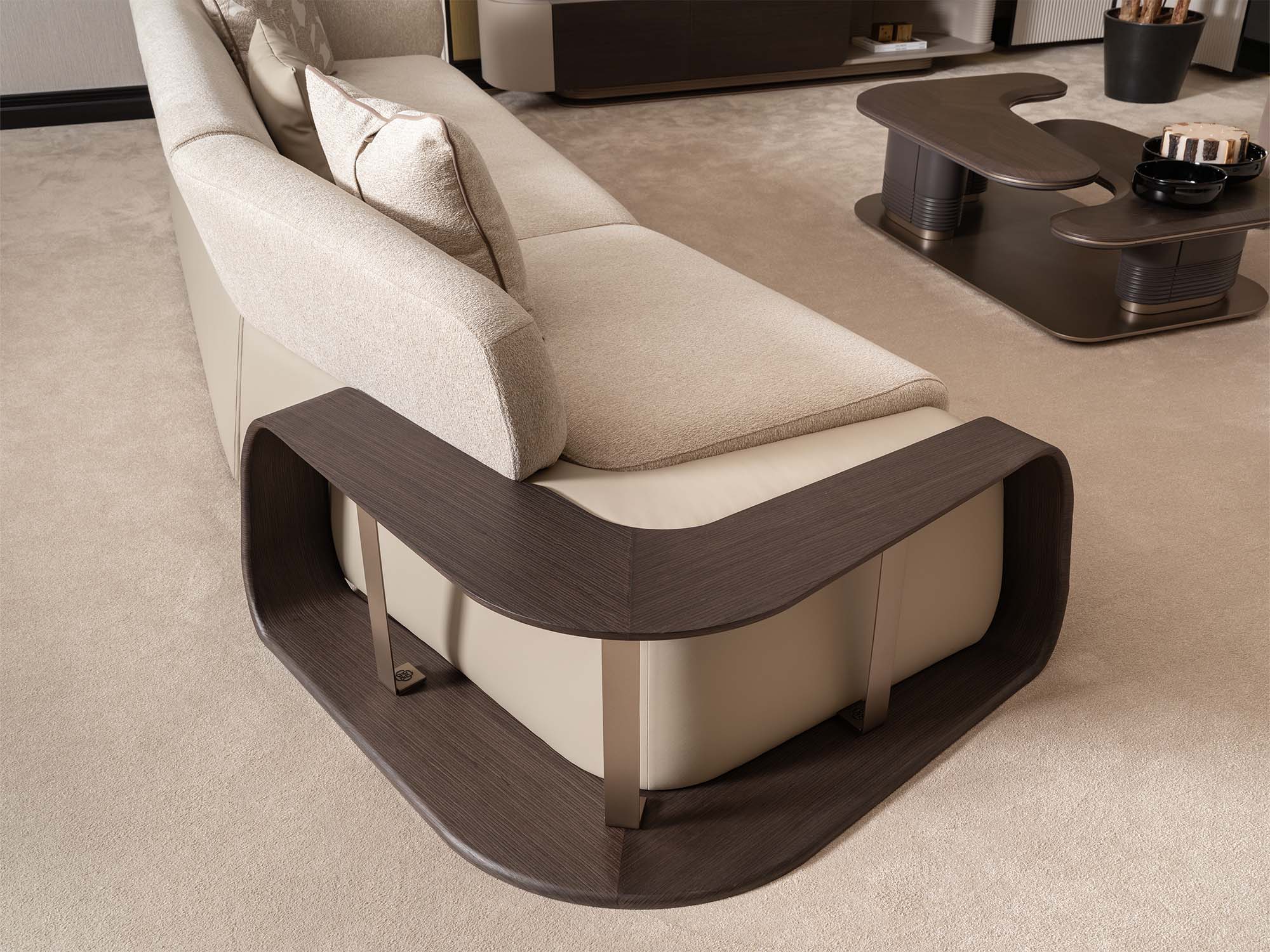 Corte 4-pieces (Four Seater lounge Sofa & 1 Four Seater Sofa & 2 Chair) Livingroom