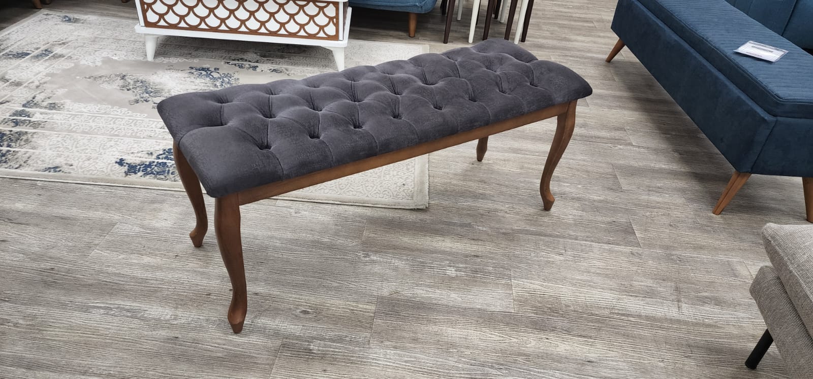 Bench With Wood Legs