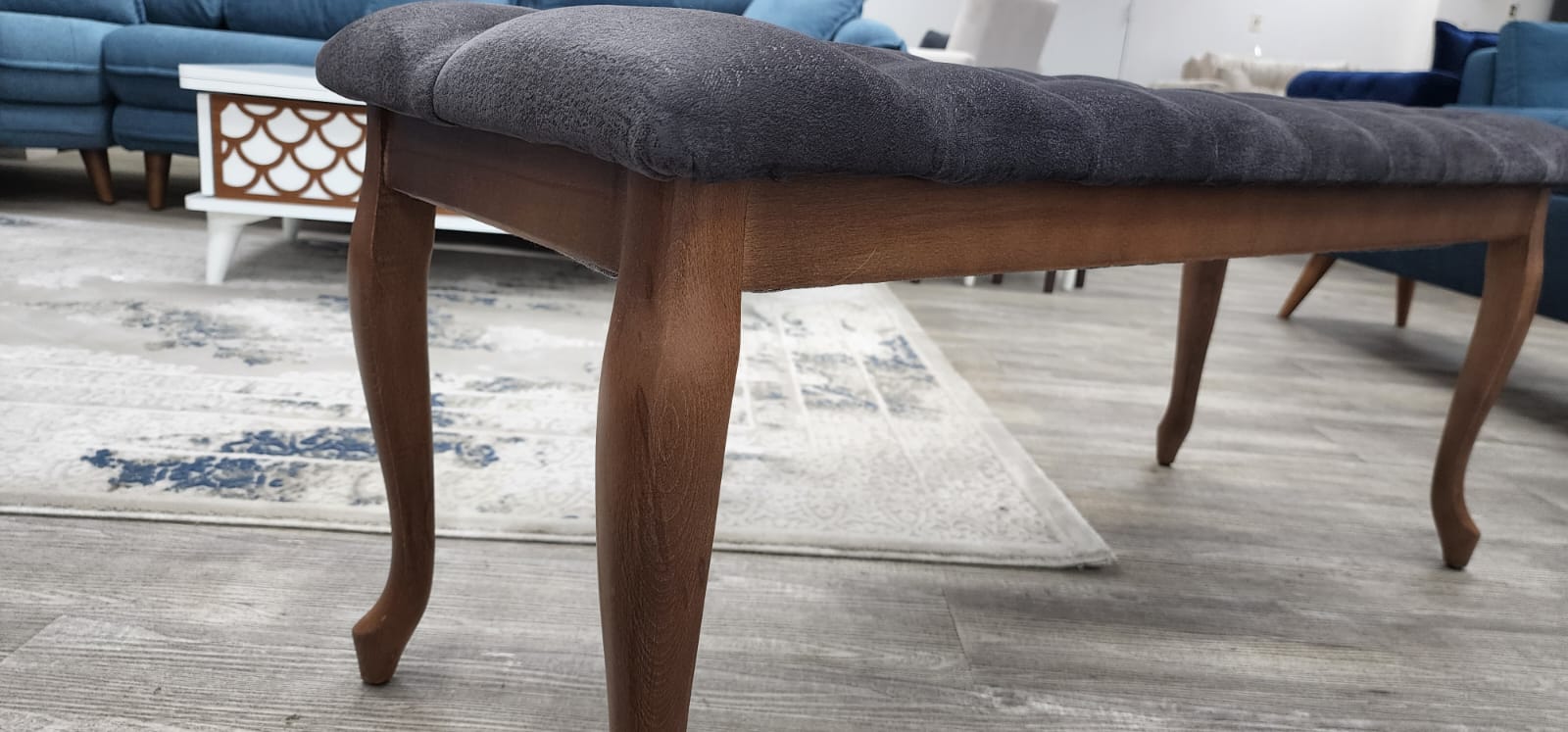 Bench With Wood Legs