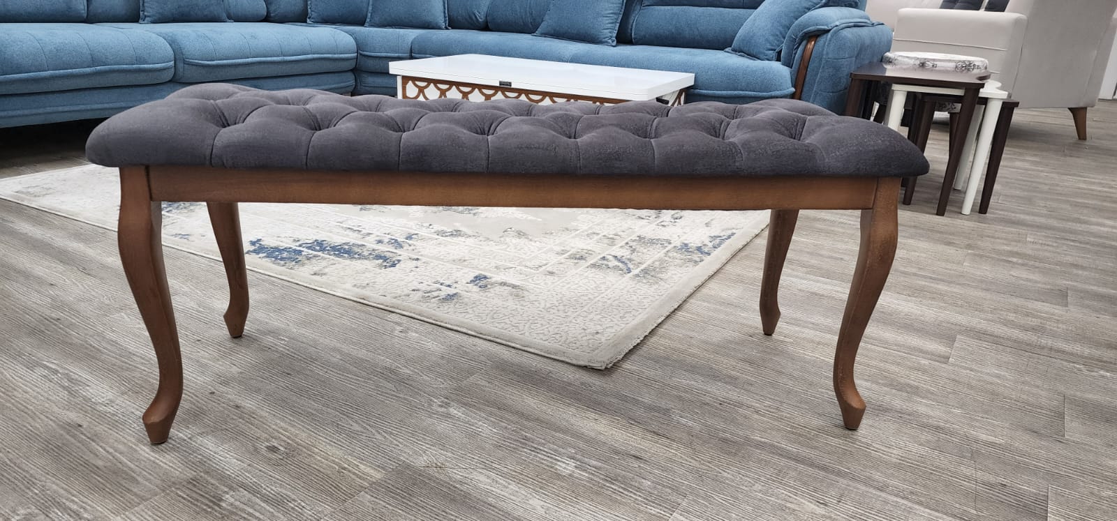 Bench With Wood Legs