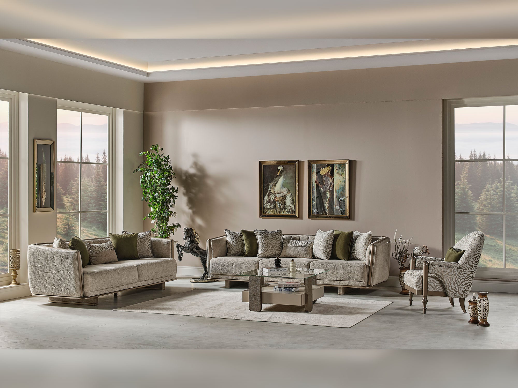 Efes Mum 4-pieces (2 Sofa & 2 Chair) Livingroom