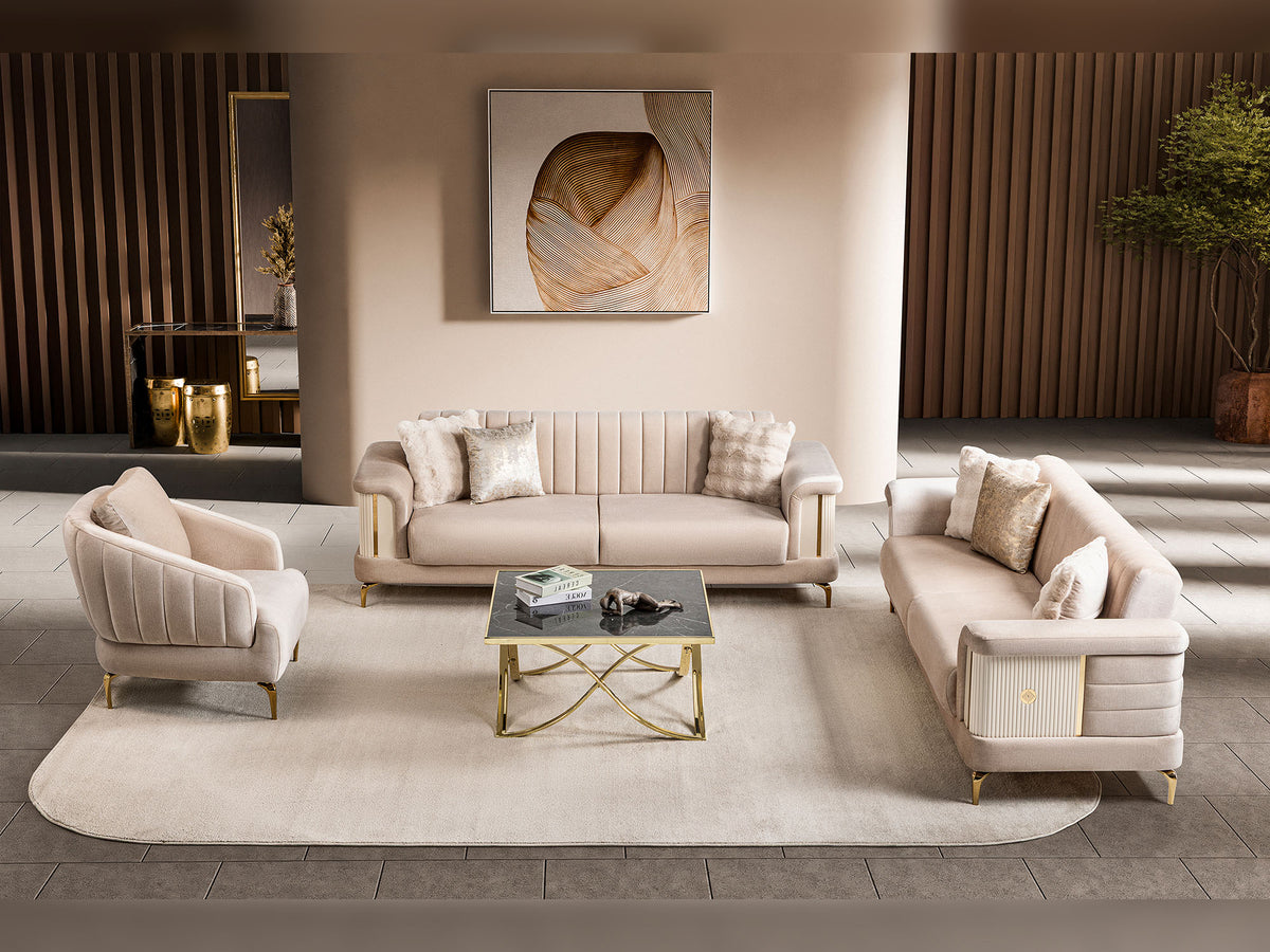 Elano 3-pieces (Sofa & Loveseat & Chair) Livingroom Set