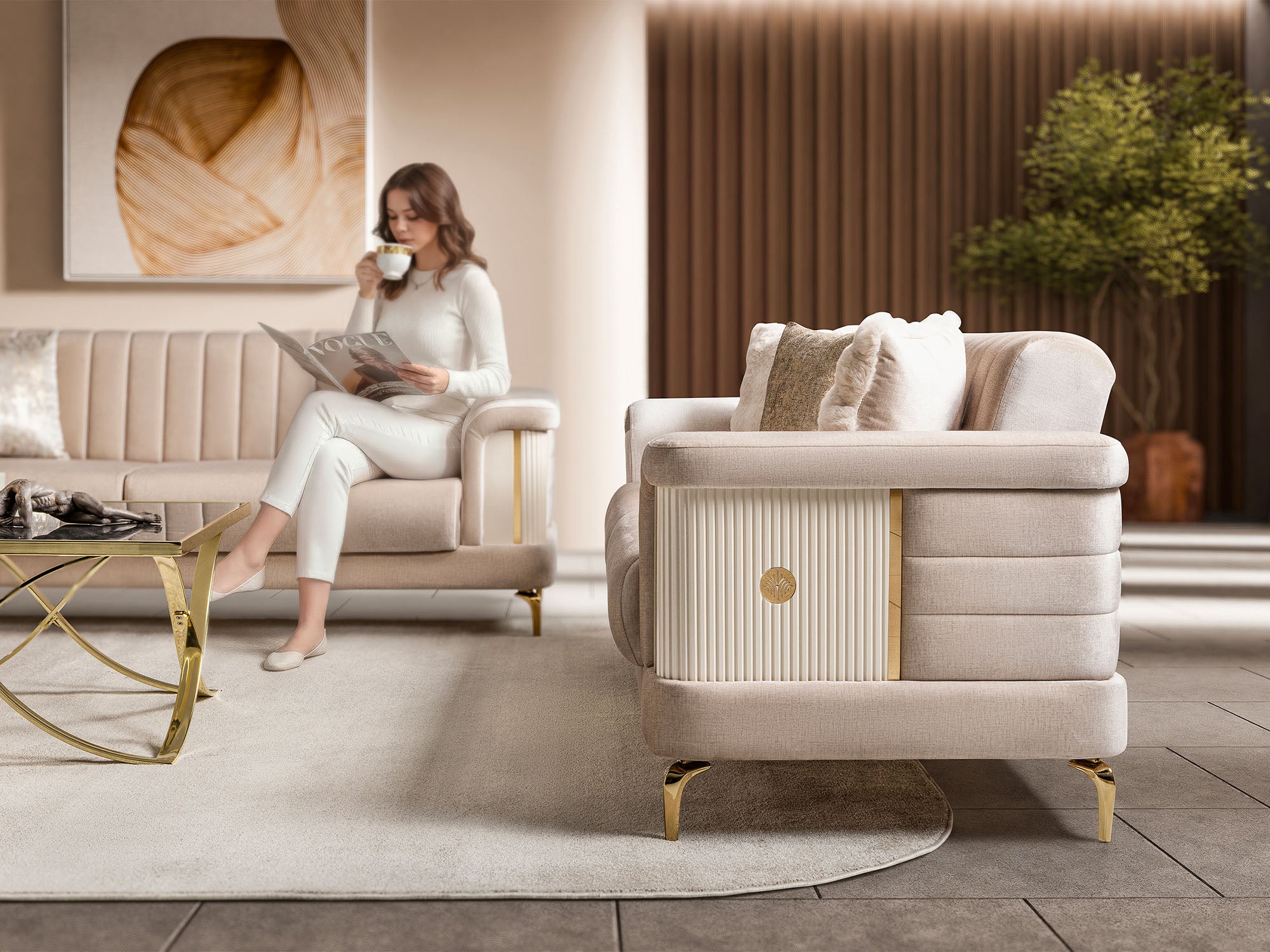 Elano Convertible Sofa