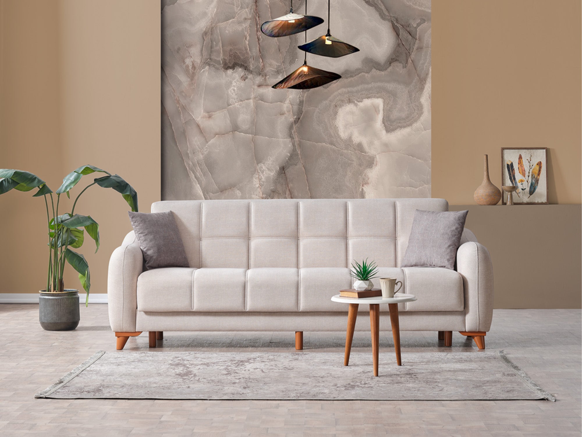 Fabia Convertible Sofa