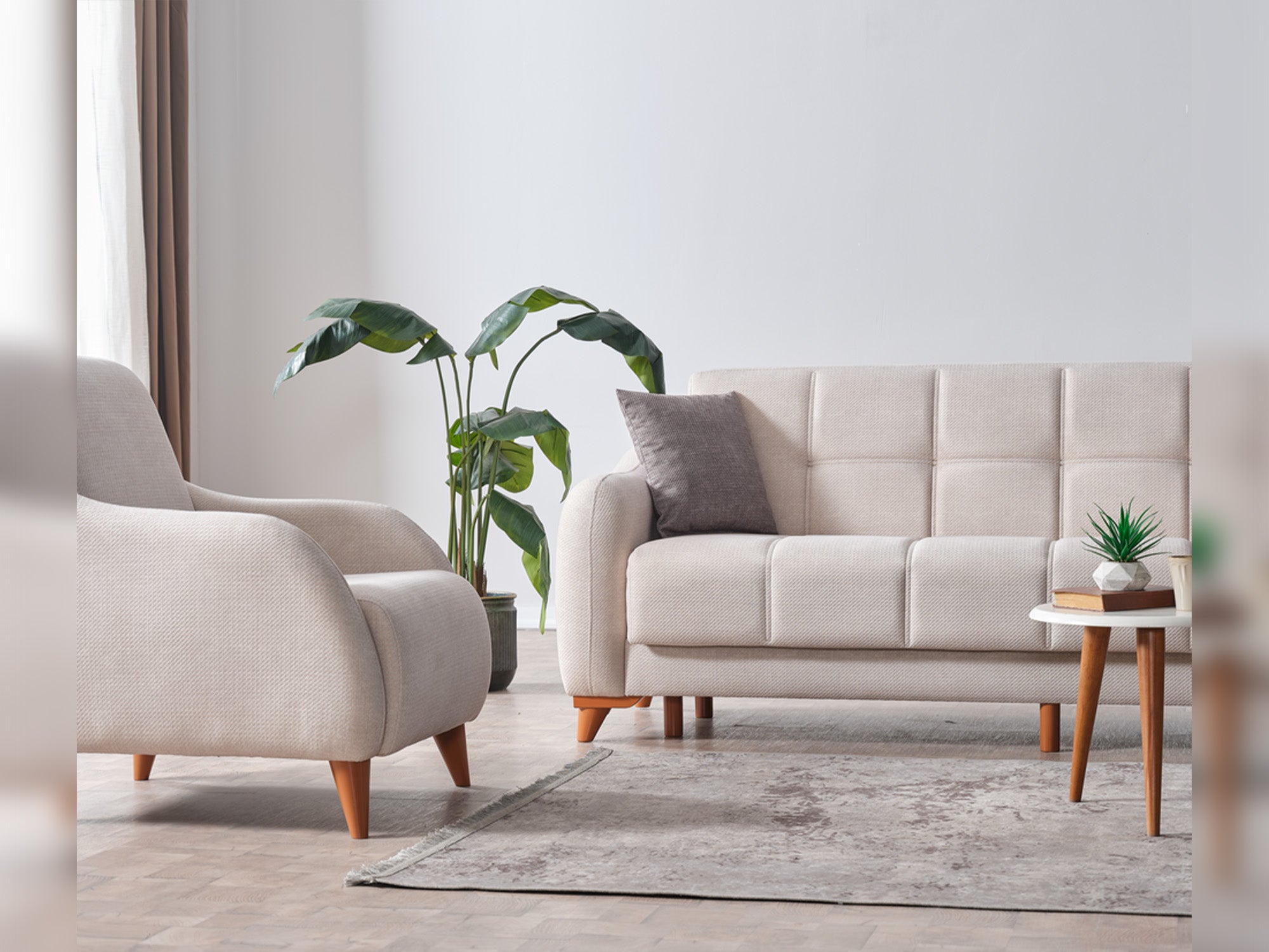 Fabia 3-pieces (Sofa & Loveseat & Chair) Livingroom