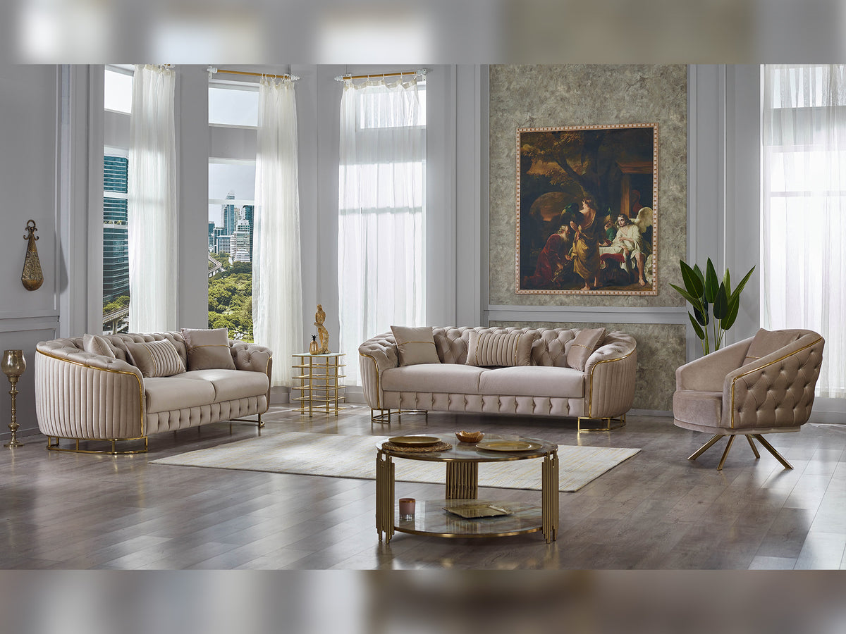 Galata 3-pieces (Sofa & Loveseat & Chair) Livingroom