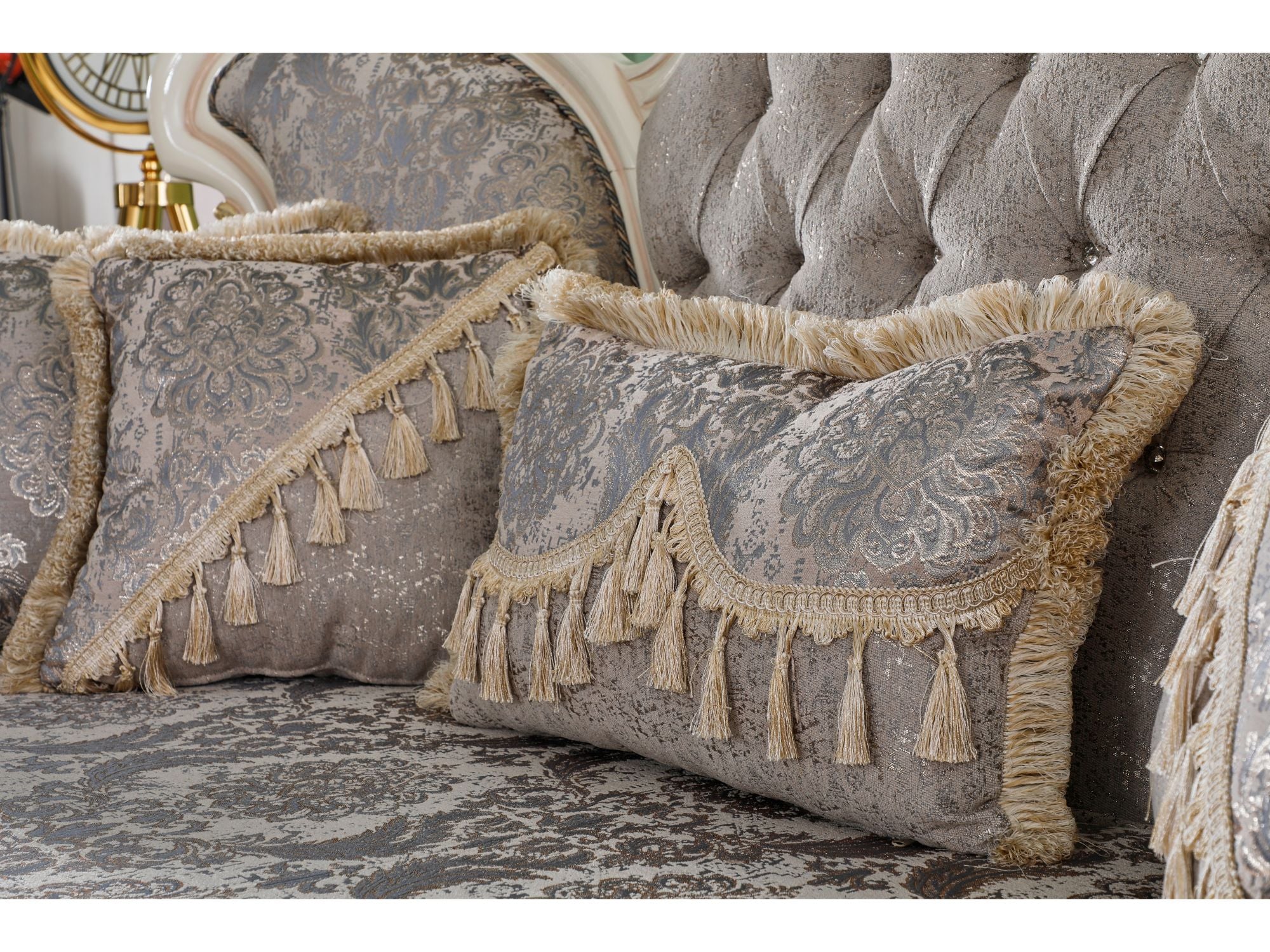 Kelebek 4-pieces (2 Sofa & 2 Chair) Livingroom Set Vizon
