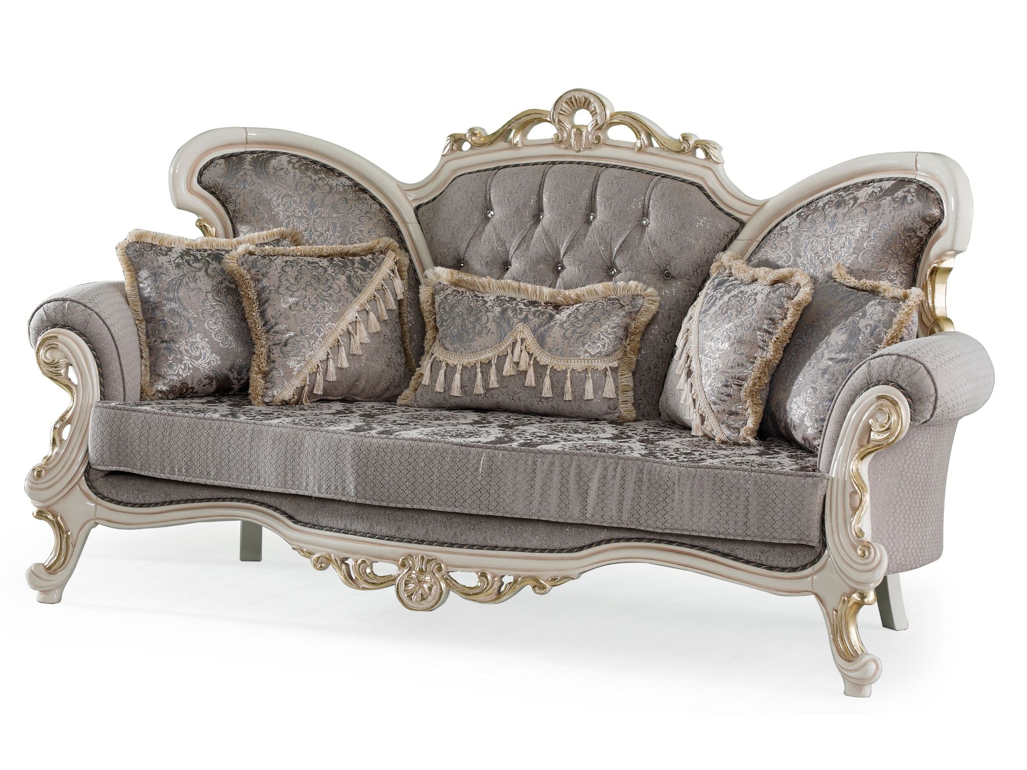 Kelebek 4-pieces (2 Sofa & 2 Chair) Livingroom Set Vizon