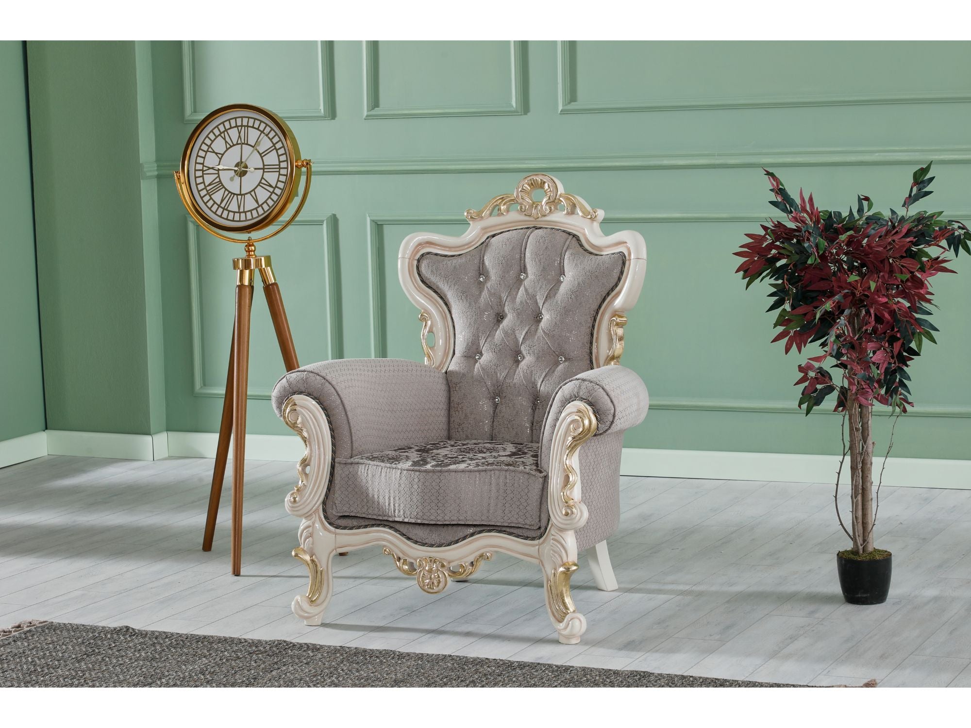 Kelebek 4-pieces (2 Sofa & 2 Chair) Livingroom Set Vizon