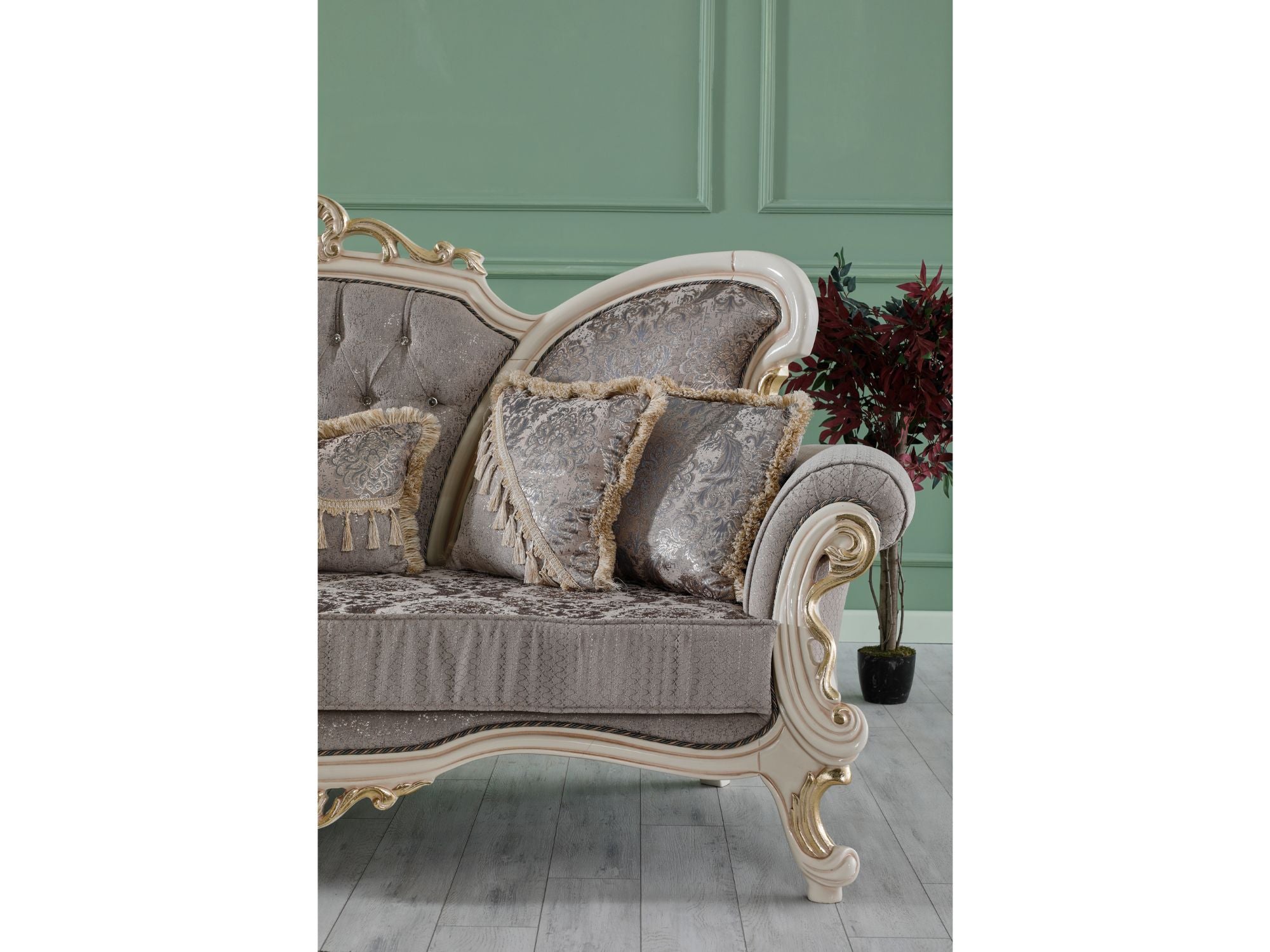 Kelebek 4-pieces (2 Sofa & 2 Chair) Livingroom Set Vizon