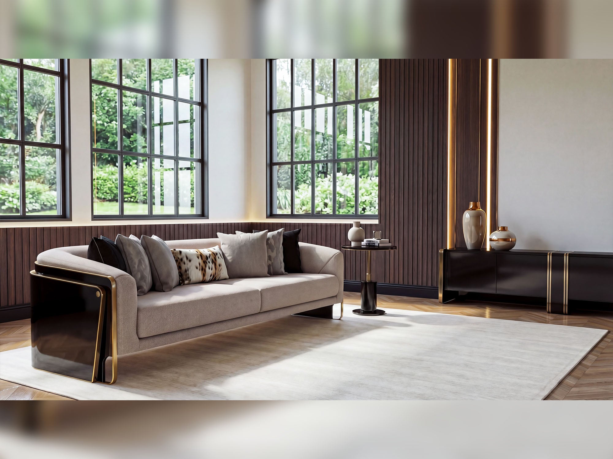 Hanedan Stationary Four Seat Lux Sofa