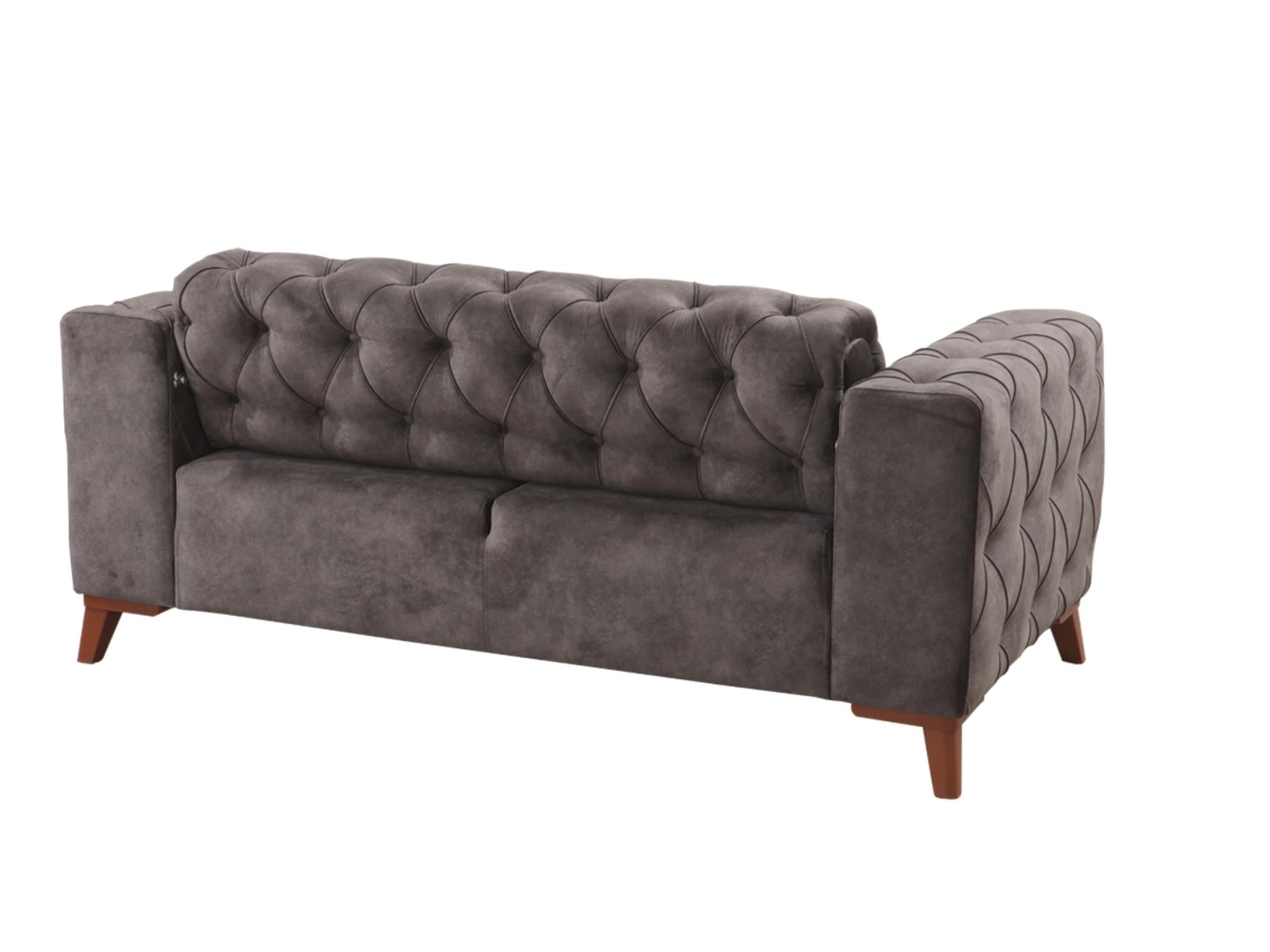 Joza Convertible Loveseat Grey