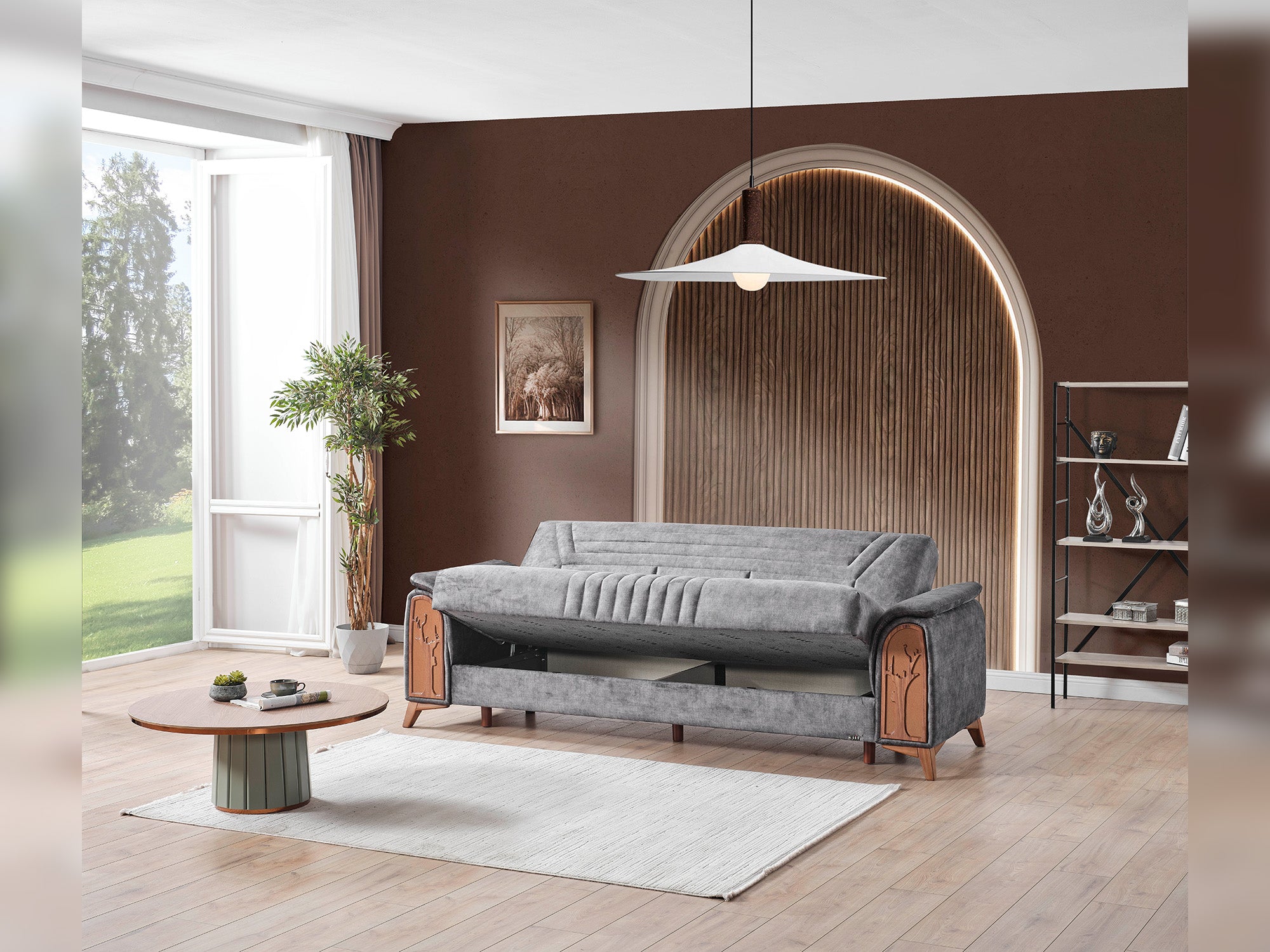 Katre Convertible Sofa
