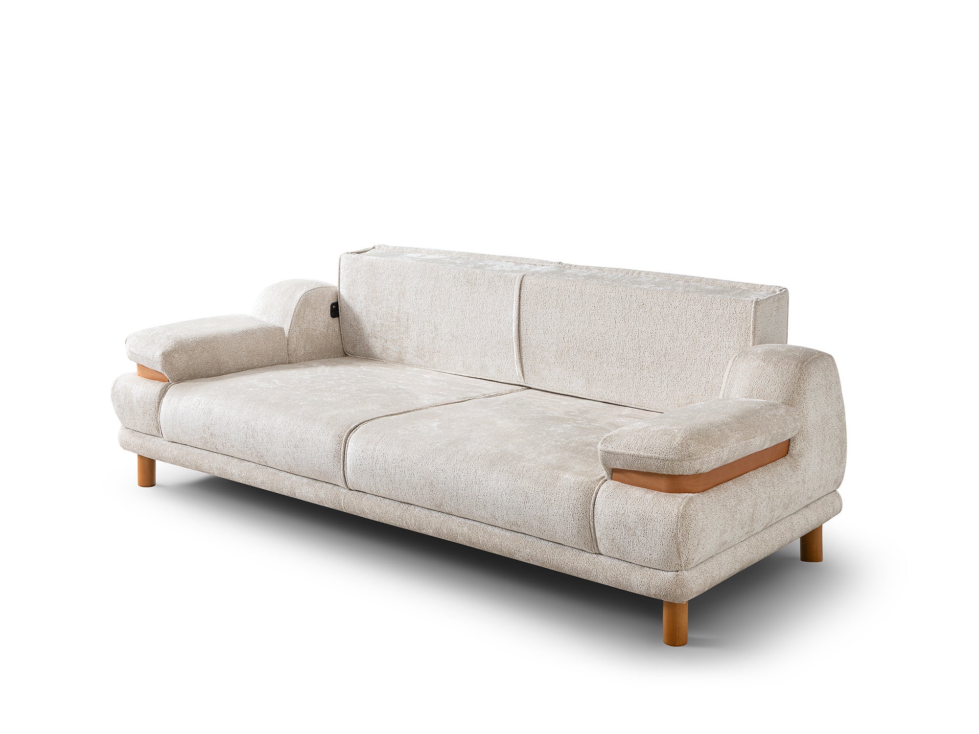 Latte Convertible Sofa